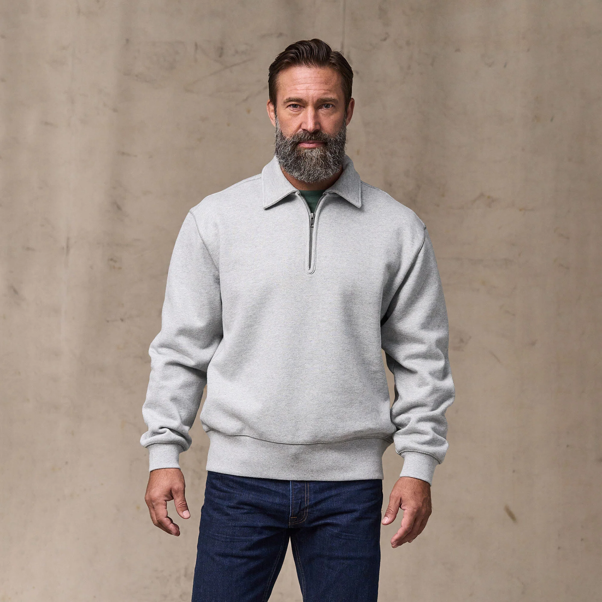 14-OZ. HERITAGE FLEECE QUARTER-ZIP - Image 5
