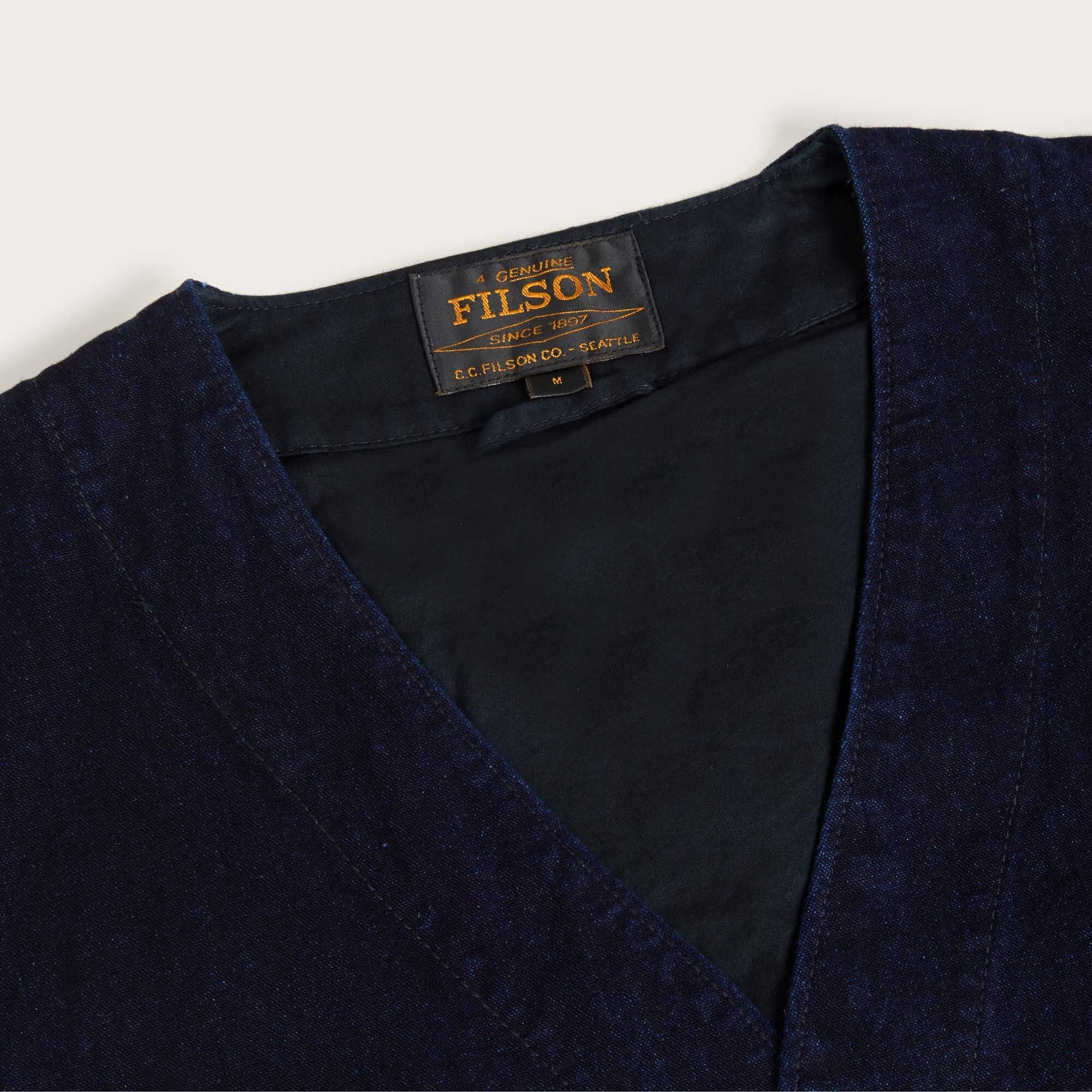 DRY TIN INDIGO VEST - Image 3