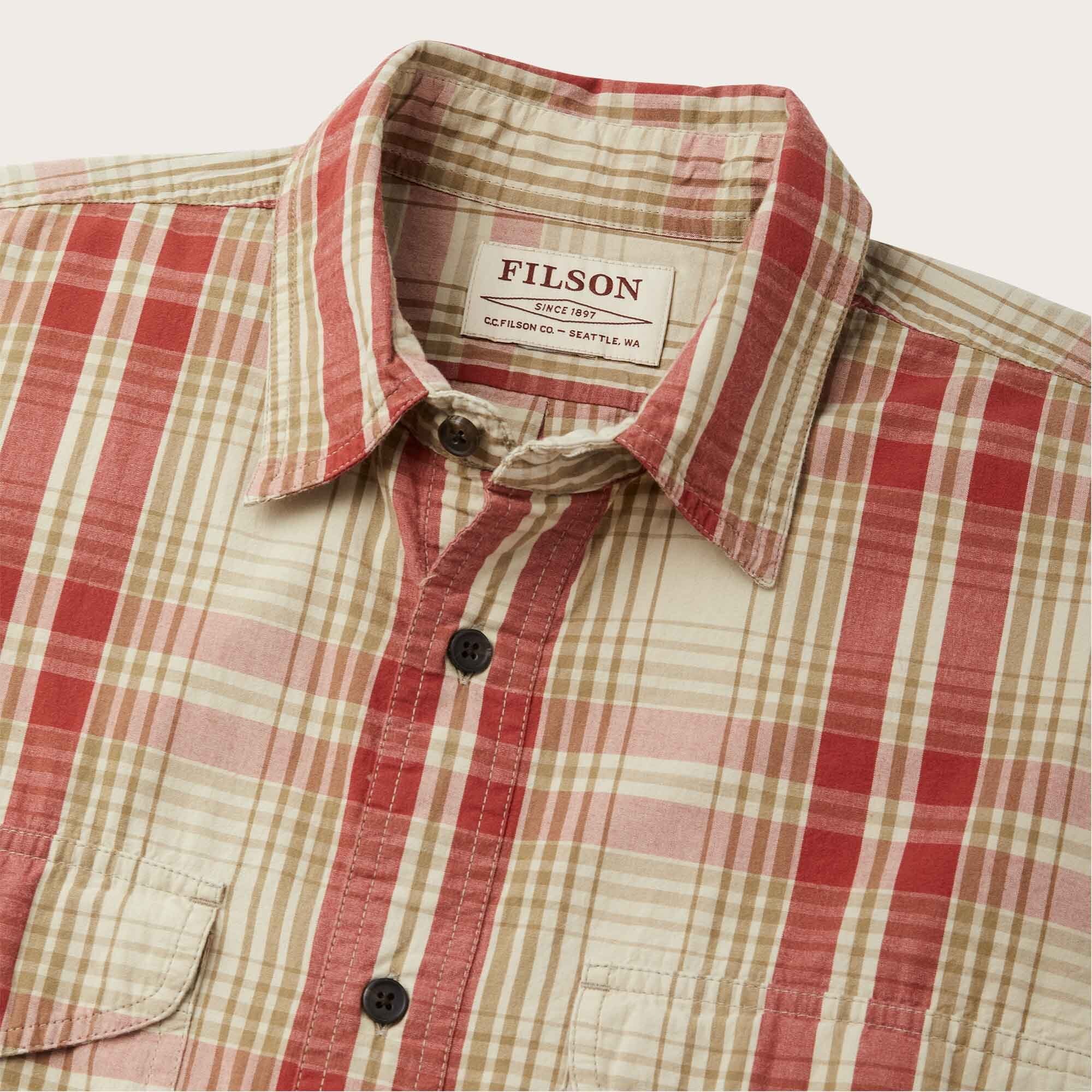 FILSON'S WASHED FEATHER CLOTH SHIRT - Image 4