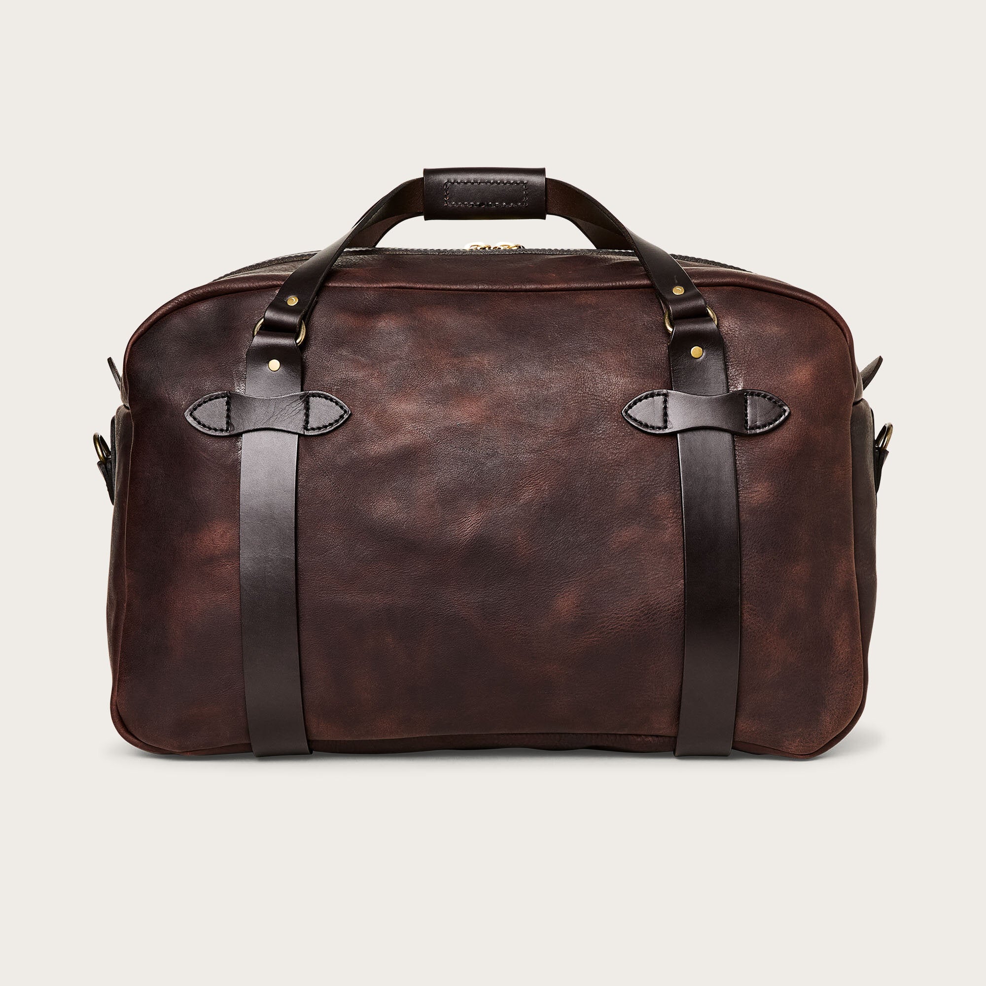 HERITAGE LEATHER MEDIUM DUFFLE BAG - Image 2
