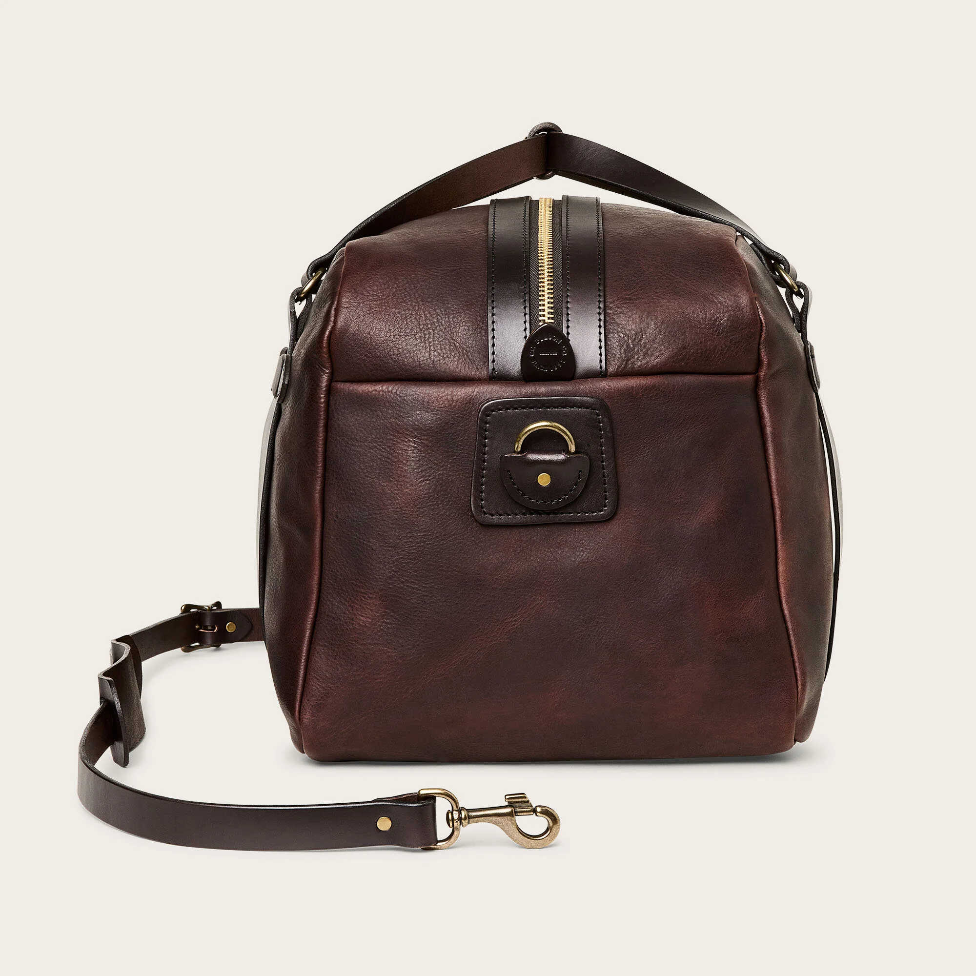 HERITAGE LEATHER MEDIUM DUFFLE BAG - Image 3