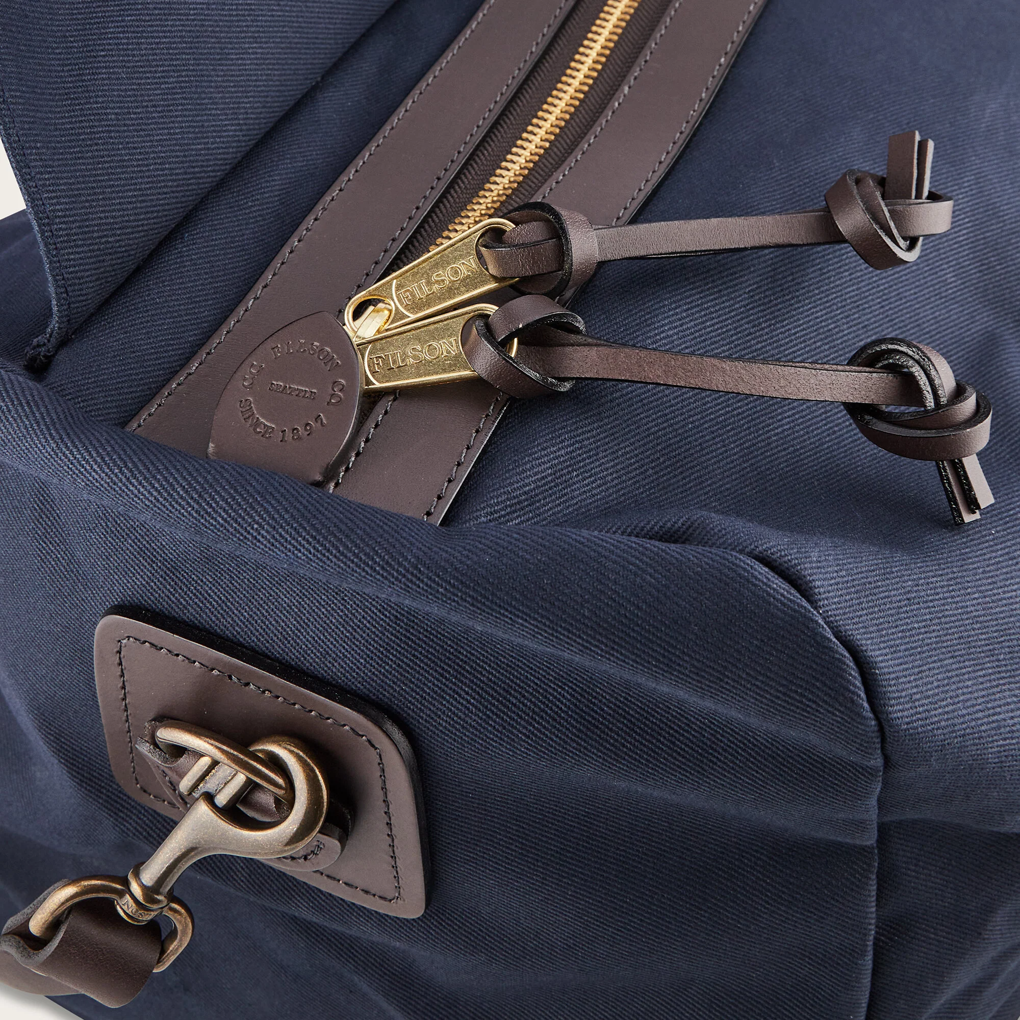 LARGE RUGGED TWILL DUFFLE BAG - Image 7
