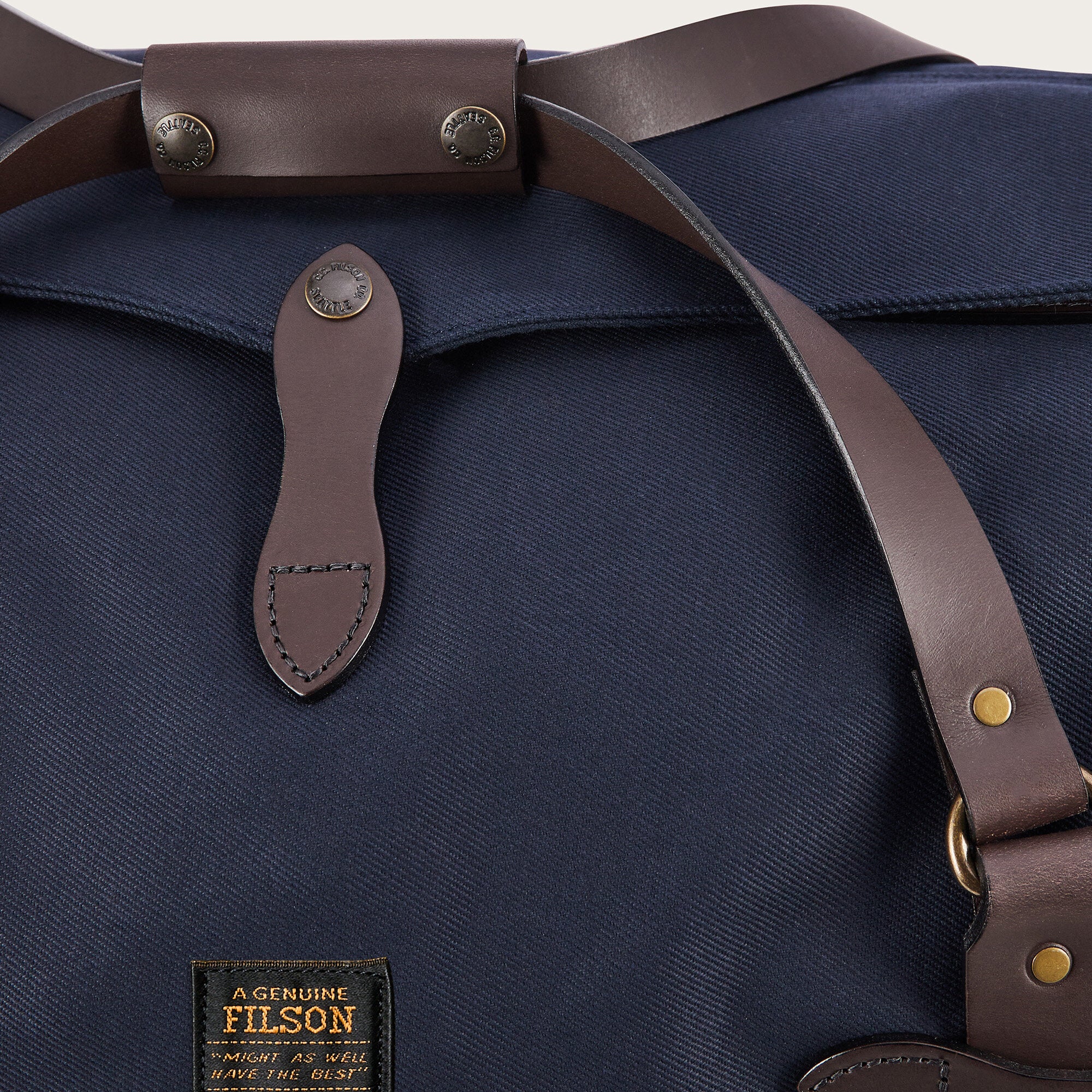 LARGE RUGGED TWILL DUFFLE BAG - Image 4