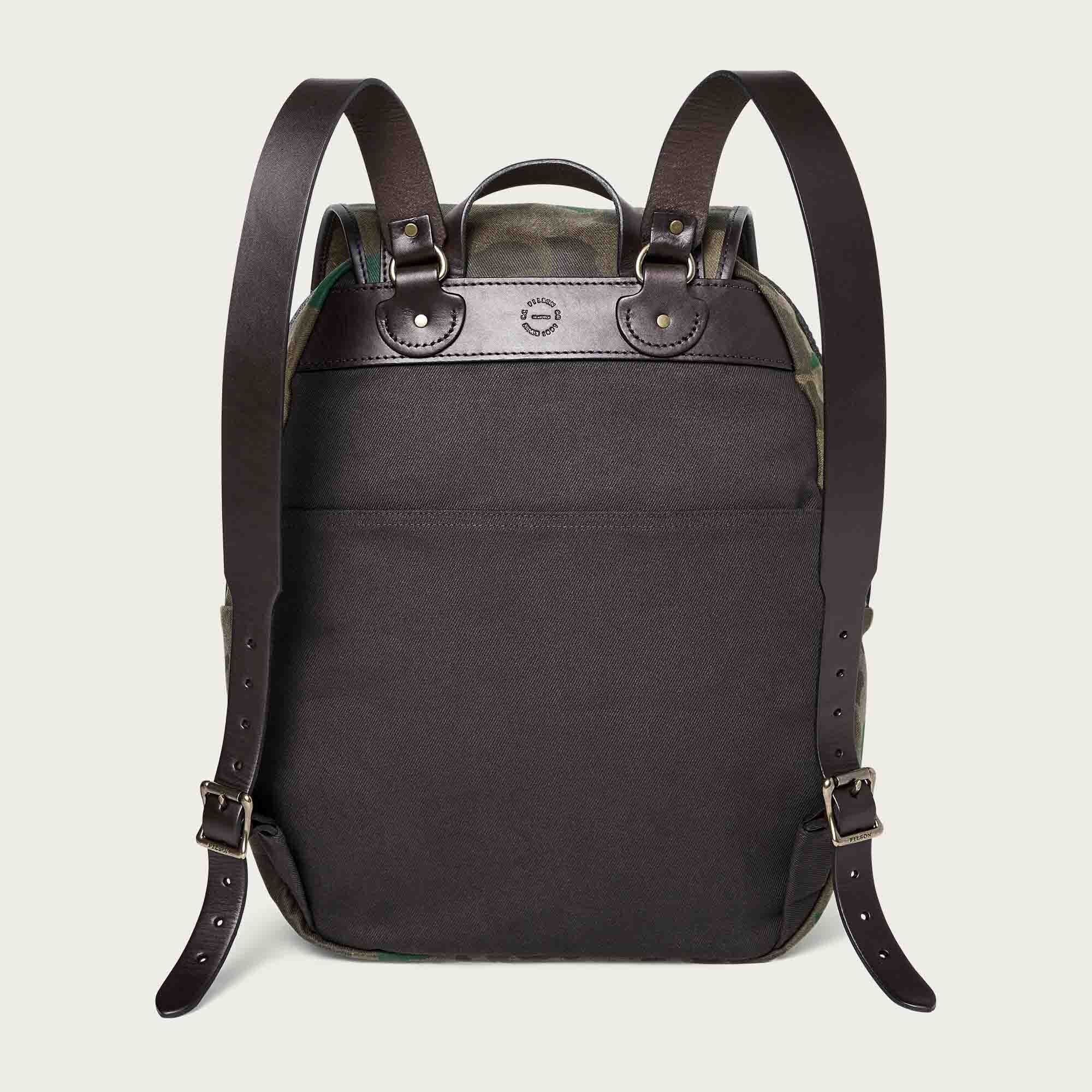 LARGE WAXED RUGGED TWILL RUCKSACK - Image 2
