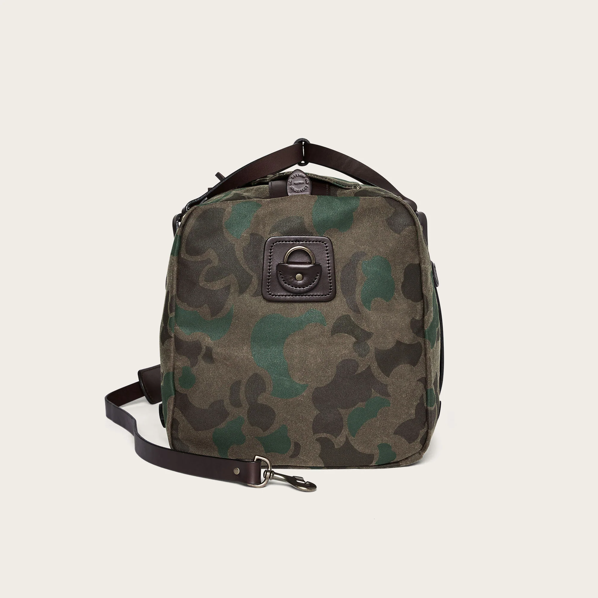 MEDIUM WAXED RUGGED TWILL DUFFLE BAG - Image 3