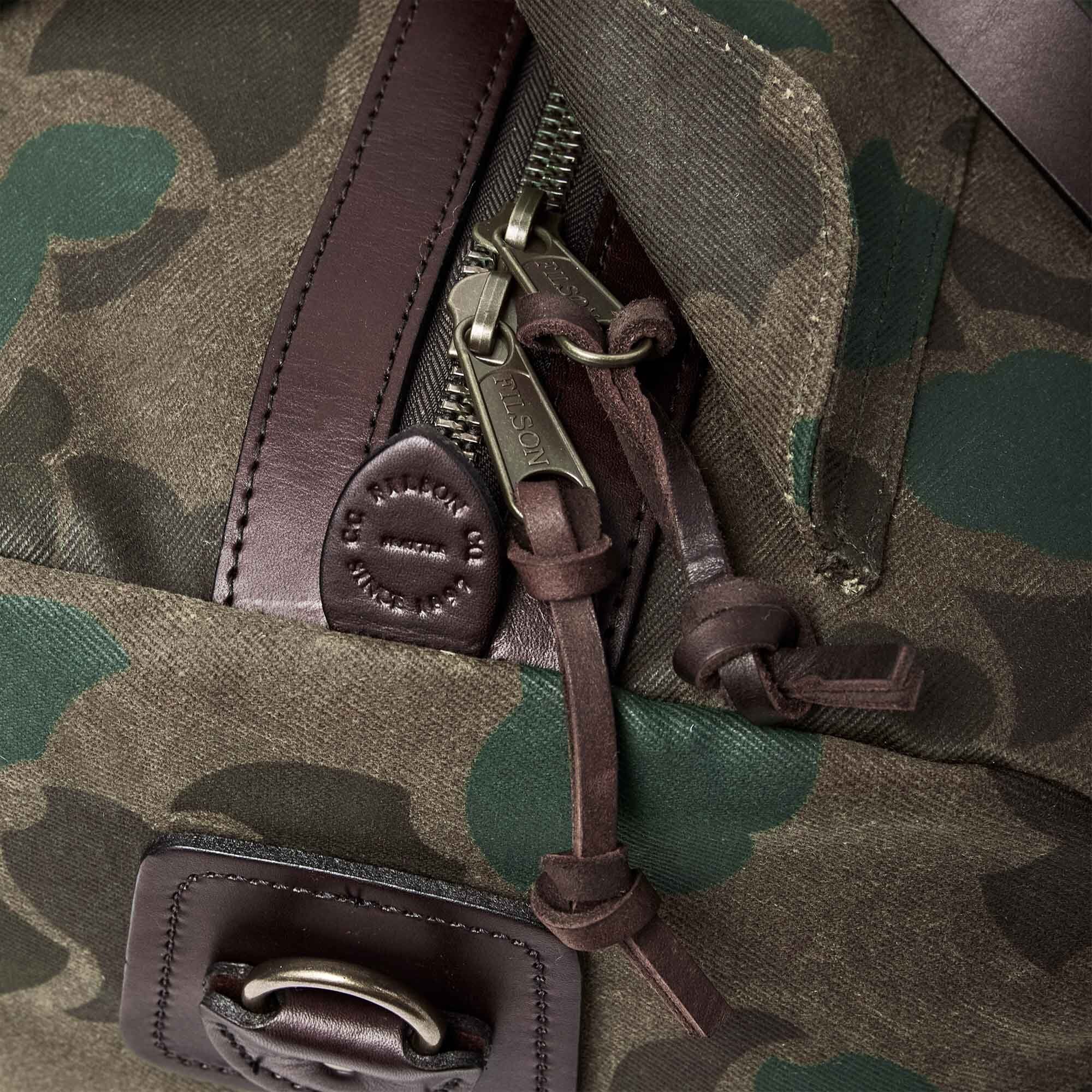 MEDIUM WAXED RUGGED TWILL DUFFLE BAG - Image 5
