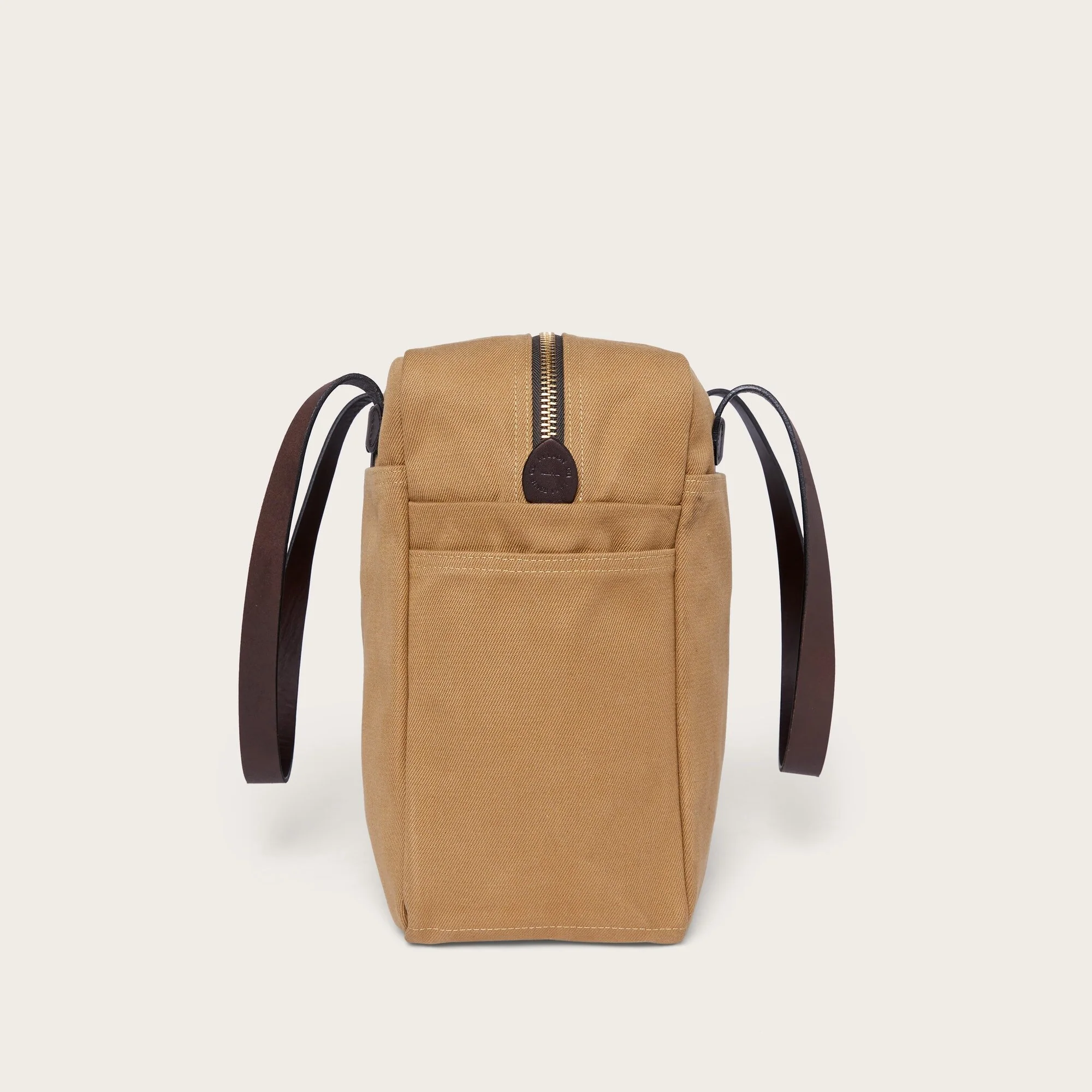 RUGGED TWILL TOTE BAG WITH ZIPPER - Image 3