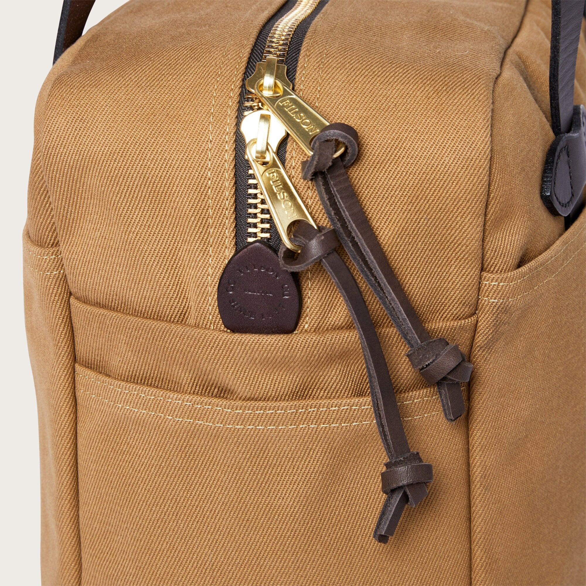 RUGGED TWILL TOTE BAG WITH ZIPPER - Image 7