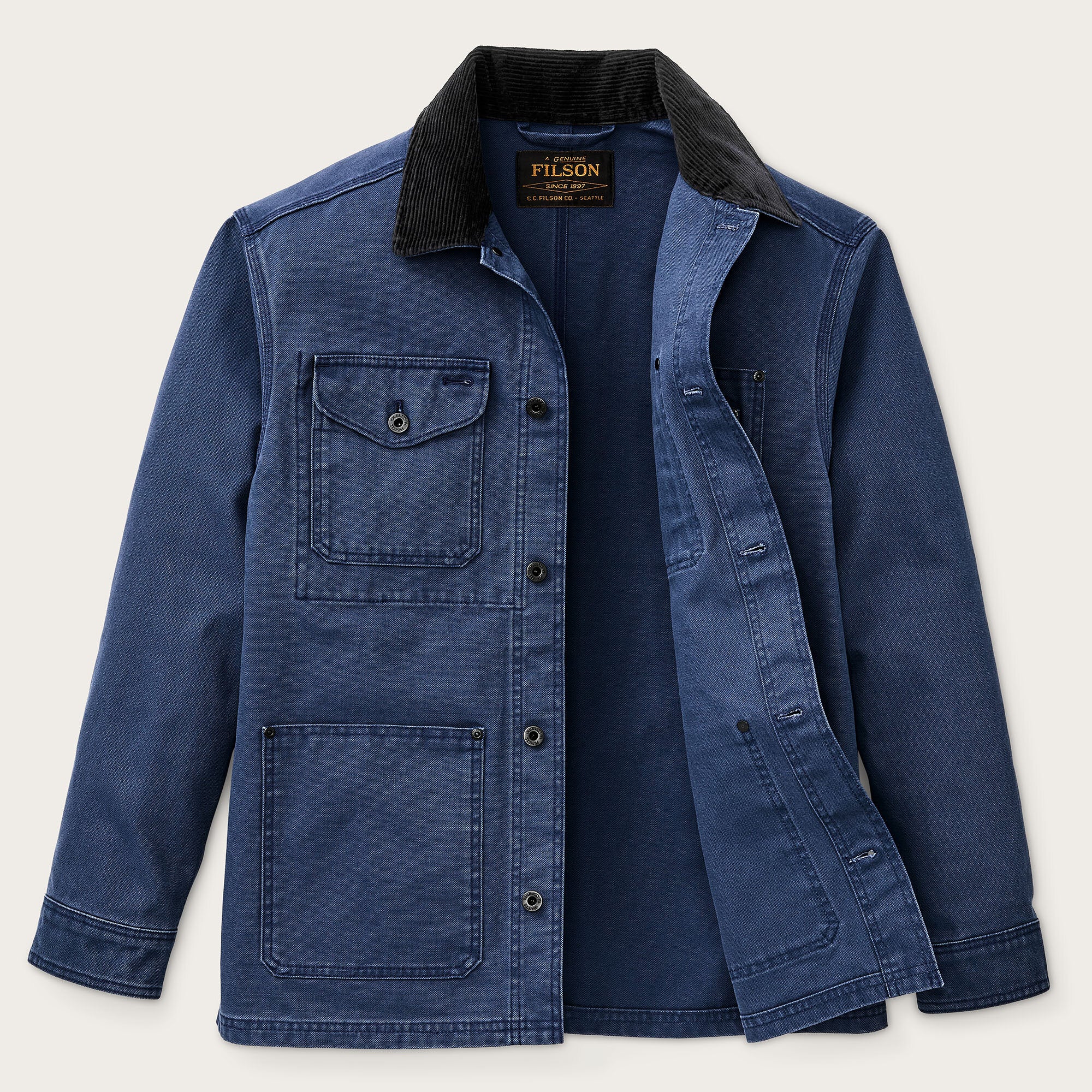 RUSTIC CANVAS BARN COAT - Image 3