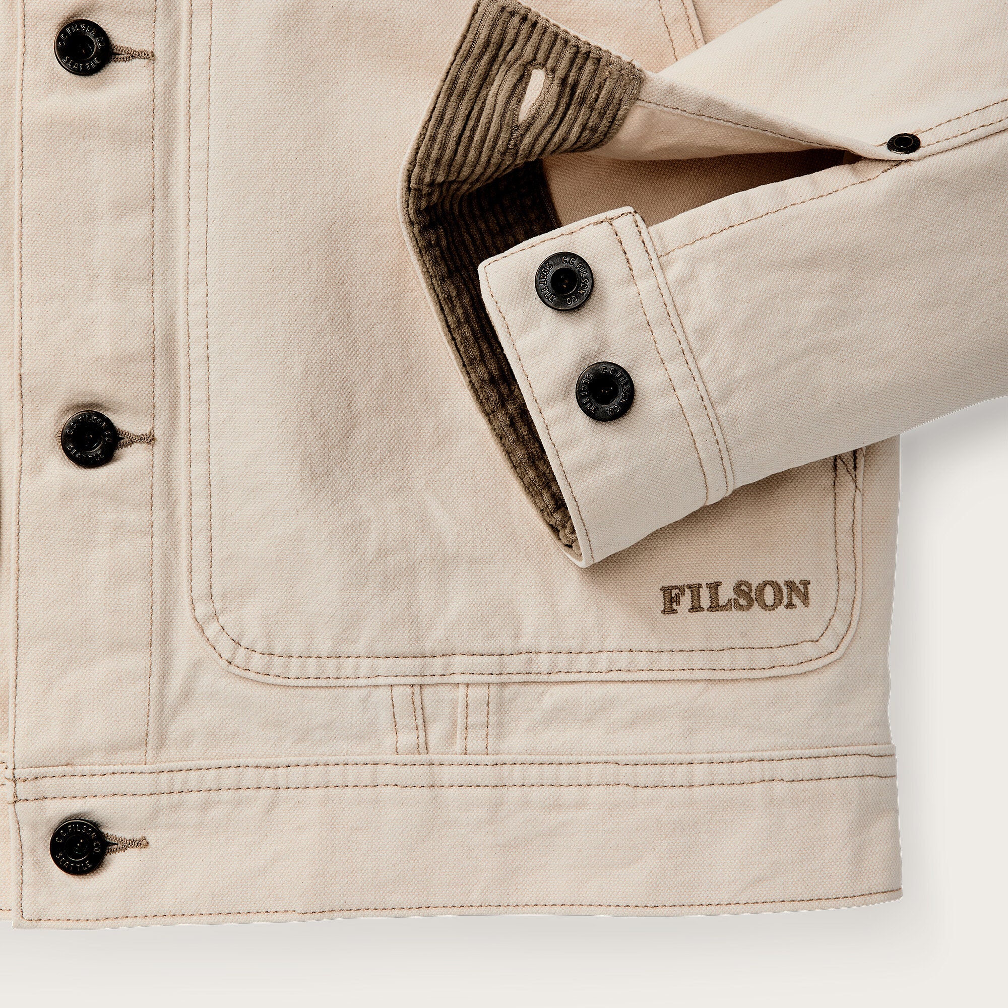 RUSTIC CANVAS SHORT CRUISER JACKET - Image 4
