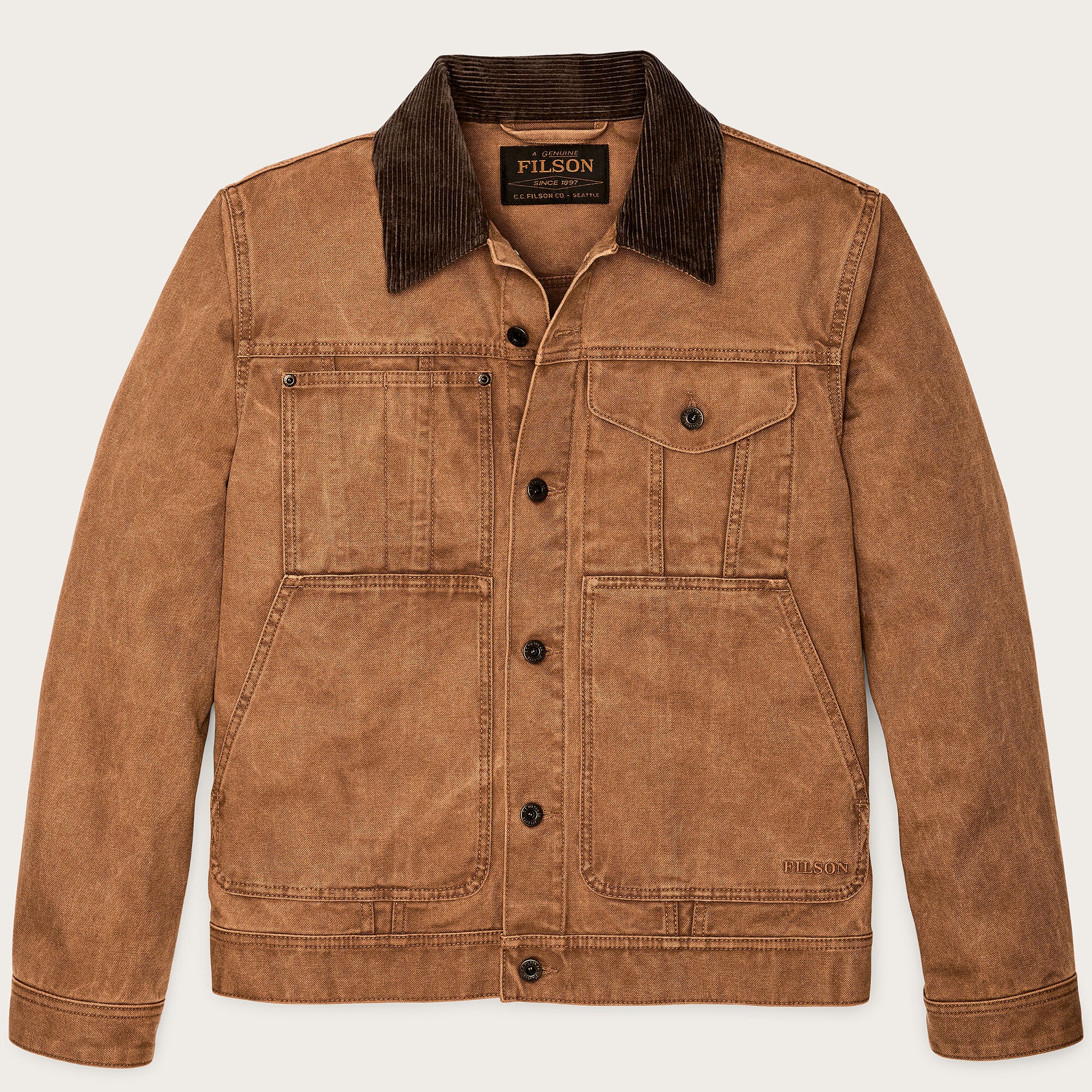 RUSTIC CANVAS SHORT CRUISER JACKET