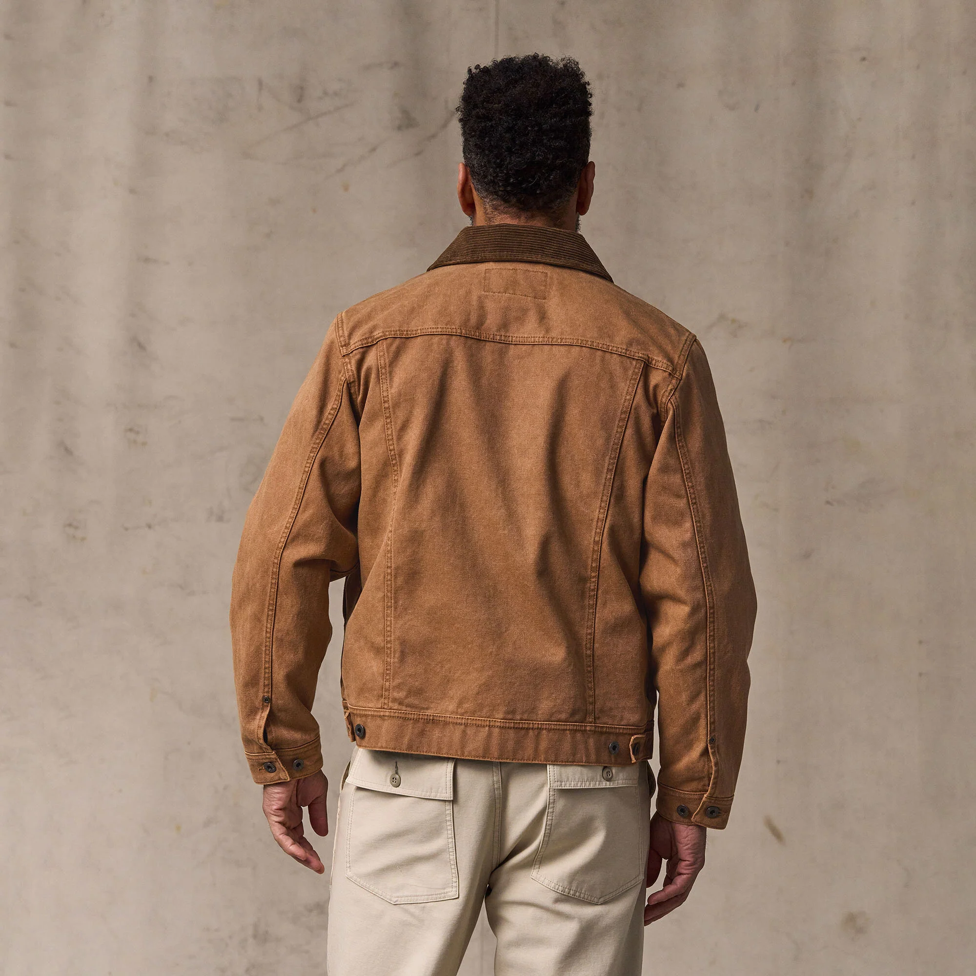 RUSTIC CANVAS SHORT CRUISER JACKET - Image 10