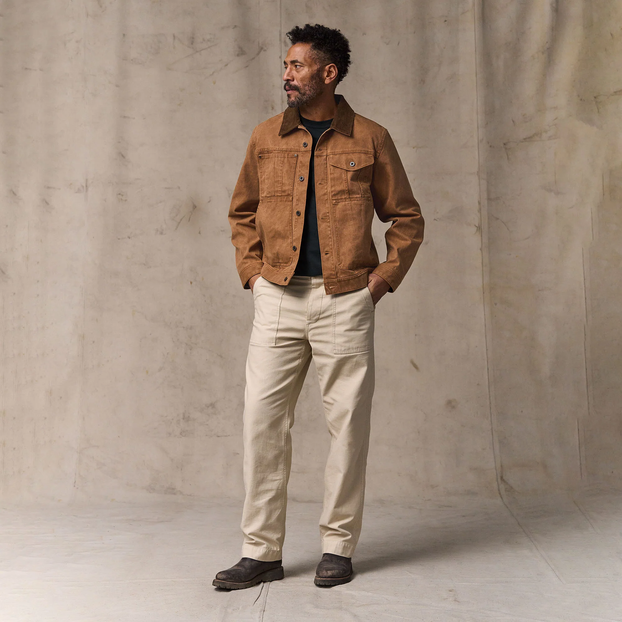 RUSTIC CANVAS SHORT CRUISER JACKET - Image 7