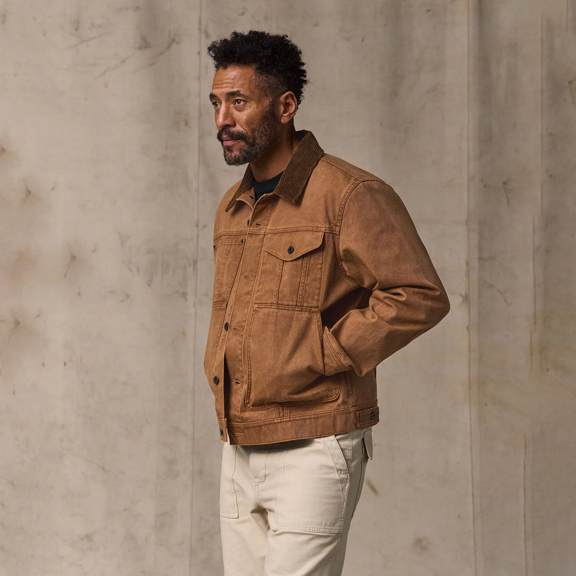 RUSTIC CANVAS SHORT CRUISER JACKET - Image 8