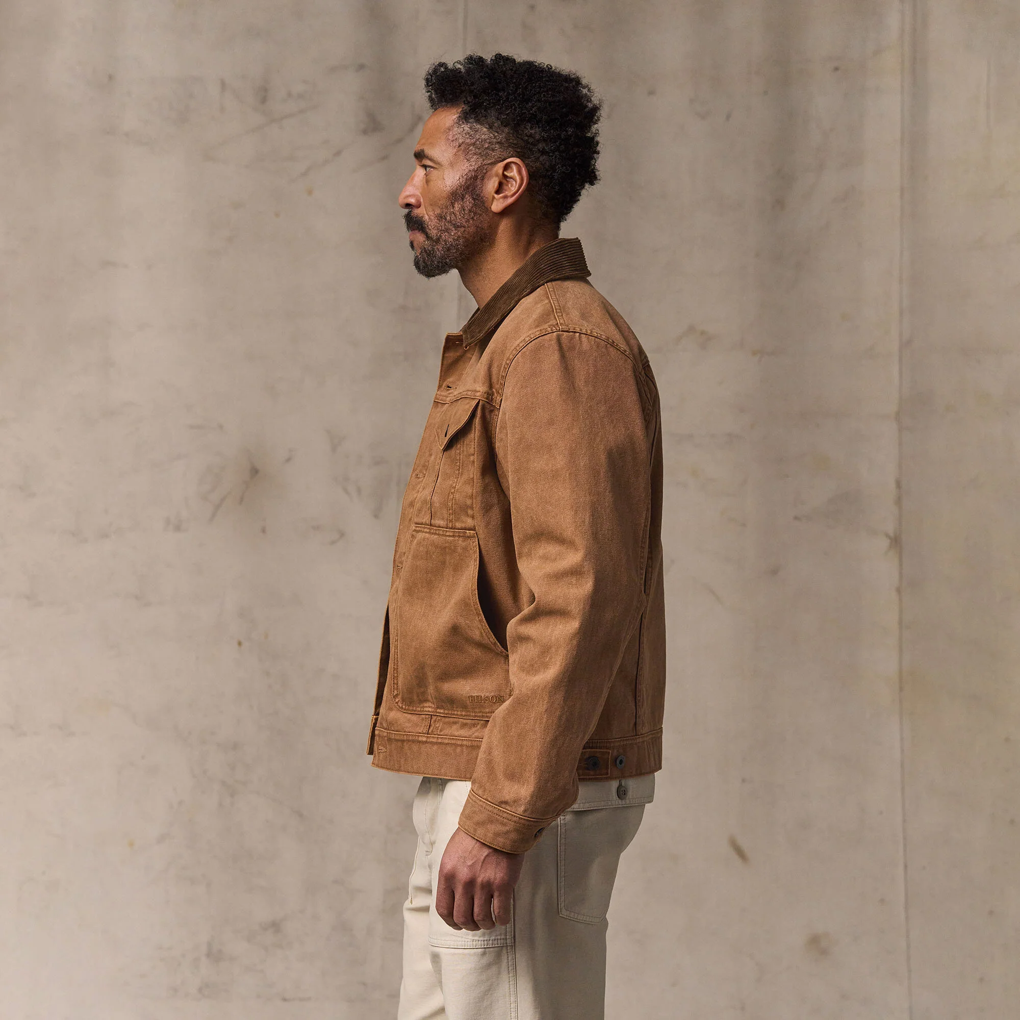 RUSTIC CANVAS SHORT CRUISER JACKET - Image 9