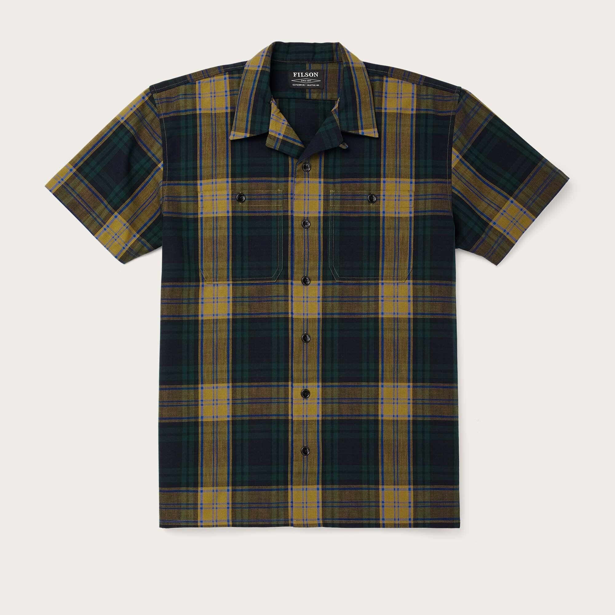 RUSTIC SHORT SLEEVE CAMP SHIRT