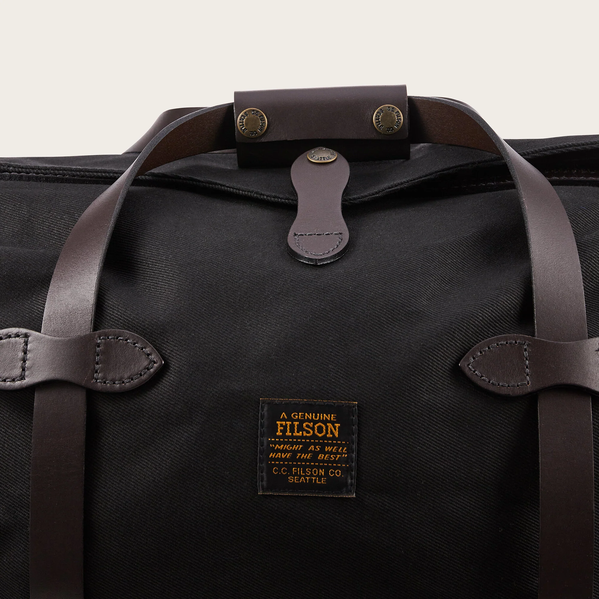 SMALL RUGGED TWILL DUFFLE - Image 5