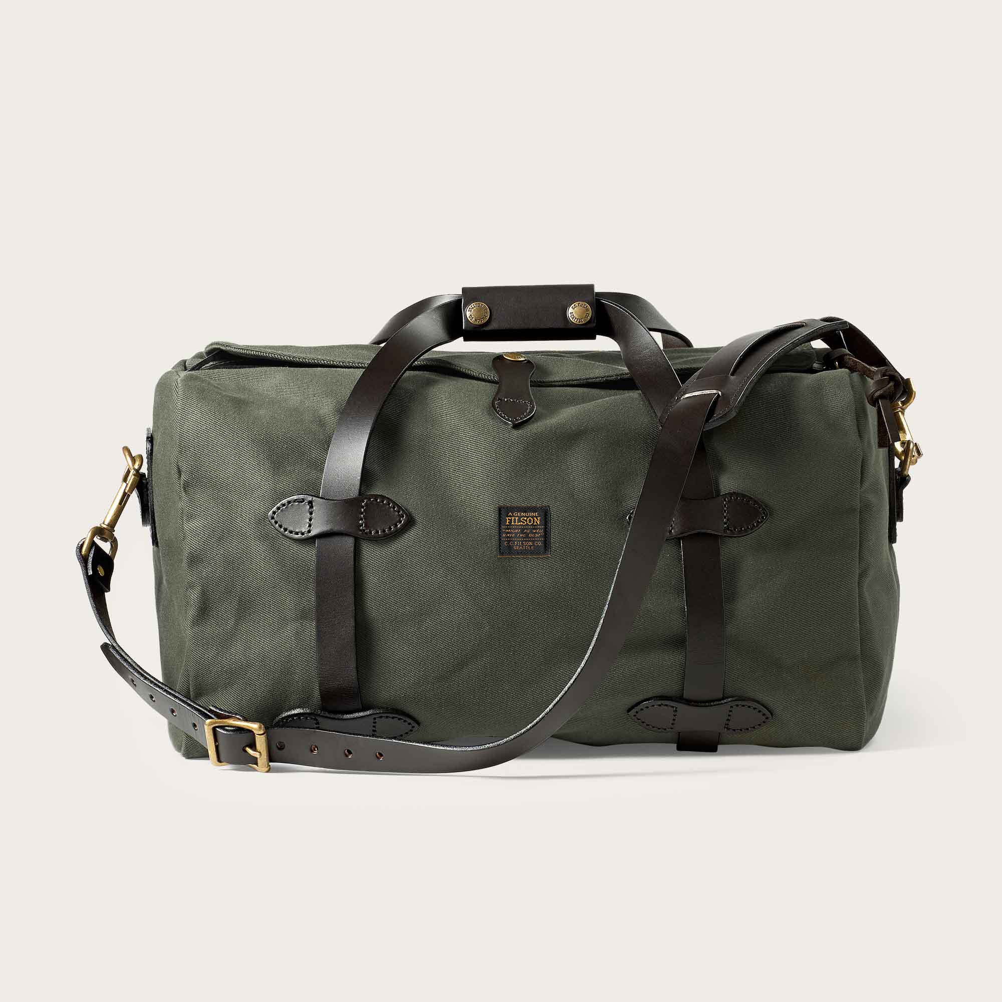 SMALL RUGGED TWILL DUFFLE