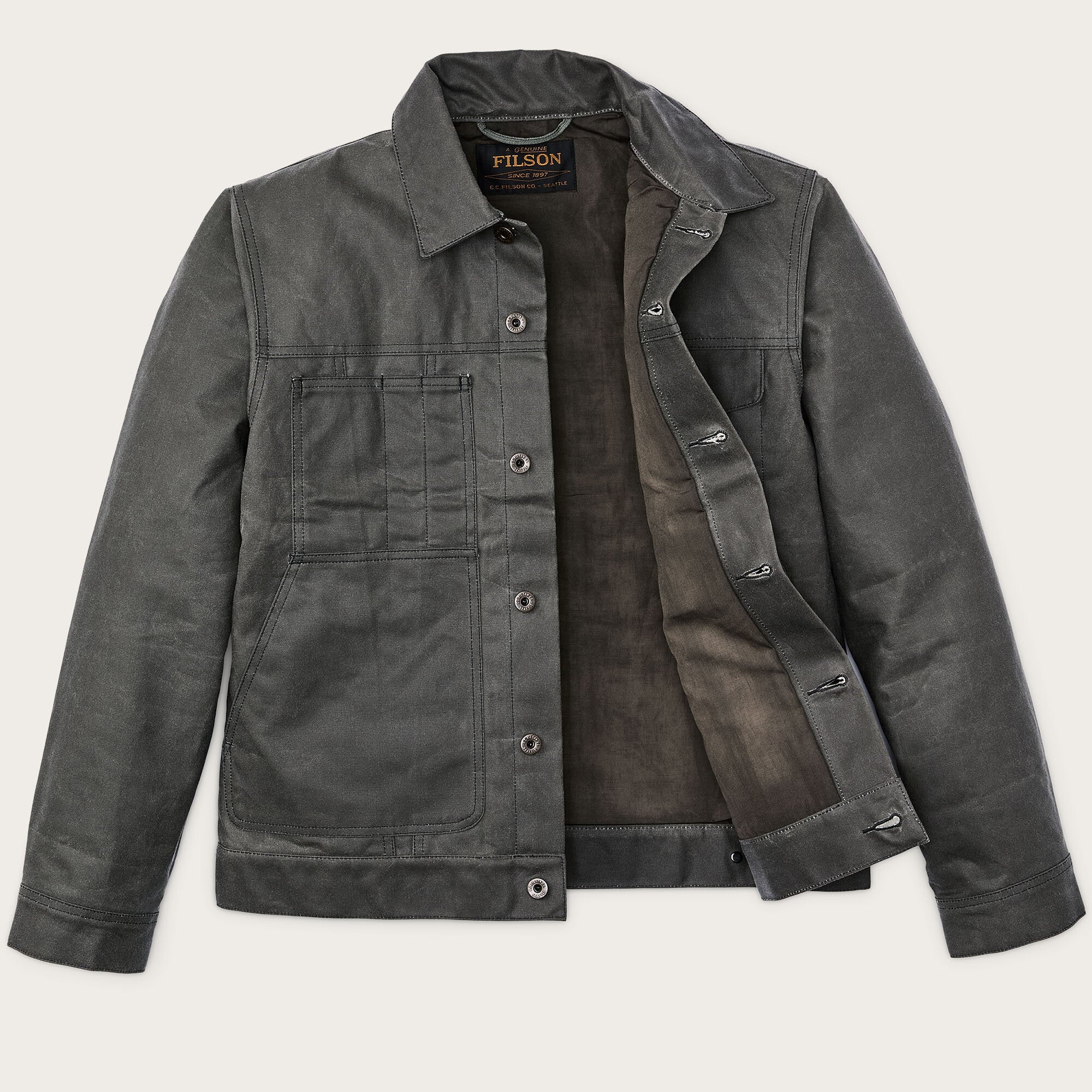 TIN CLOTH SHORT LINED CRUISER JACKET - Image 3