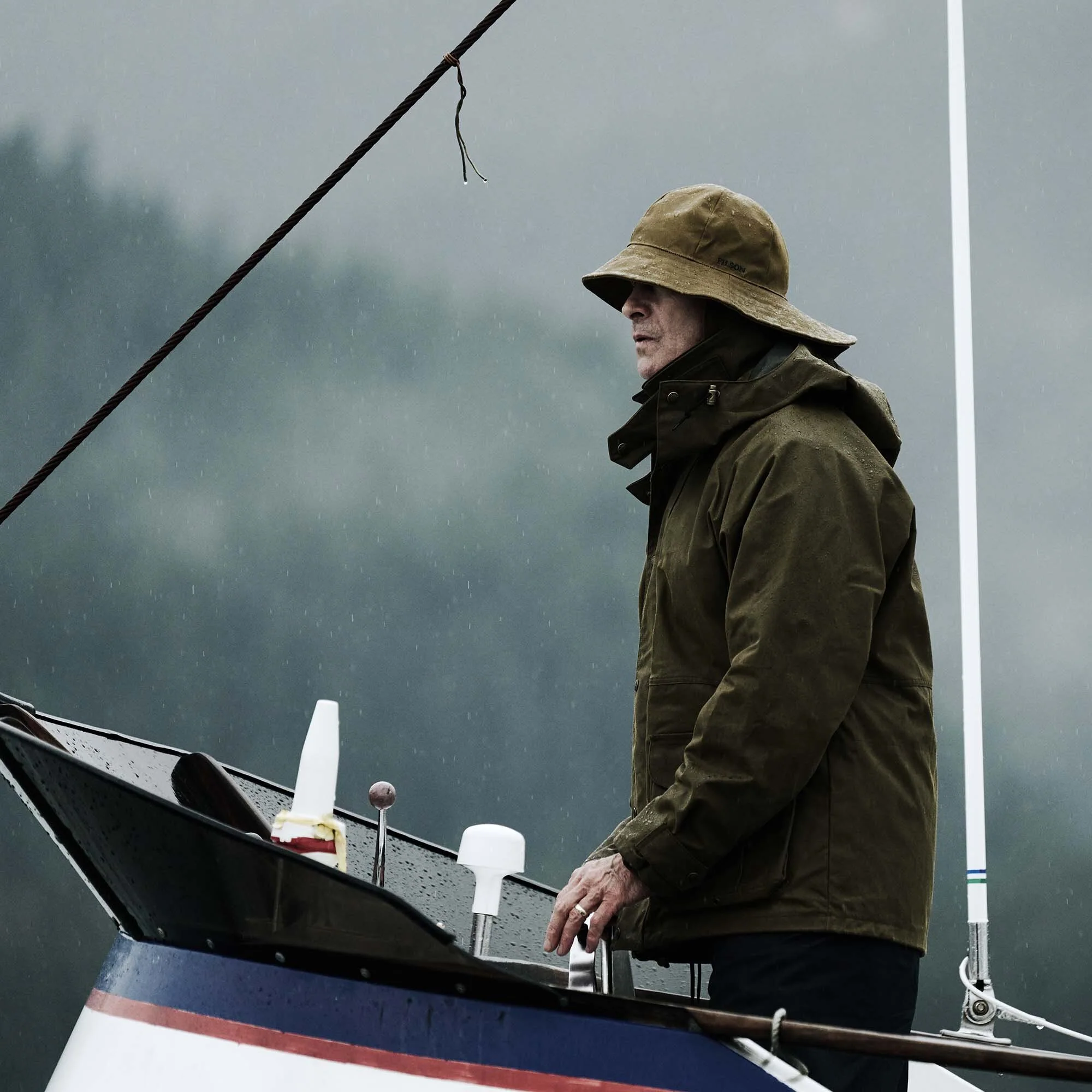 TIN CLOTH SOU'WESTER HAT - Image 5