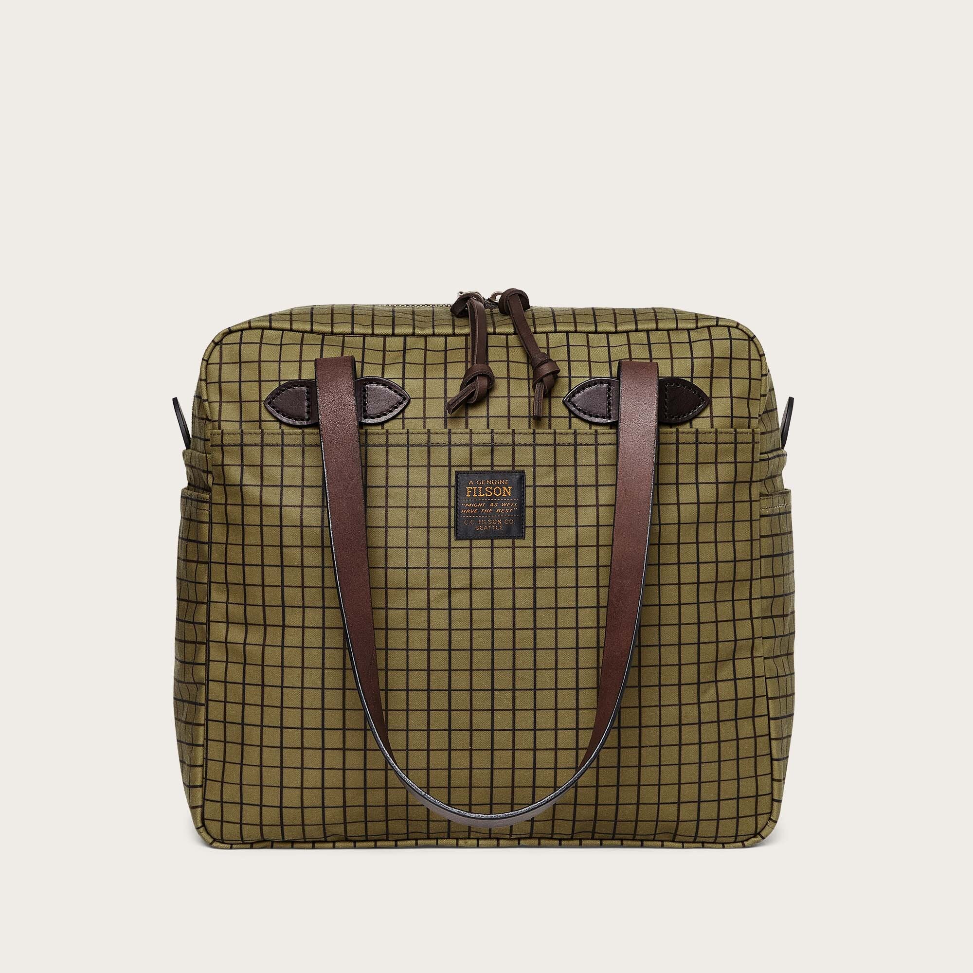 TIN CLOTH TOTE BAG WITH ZIPPER