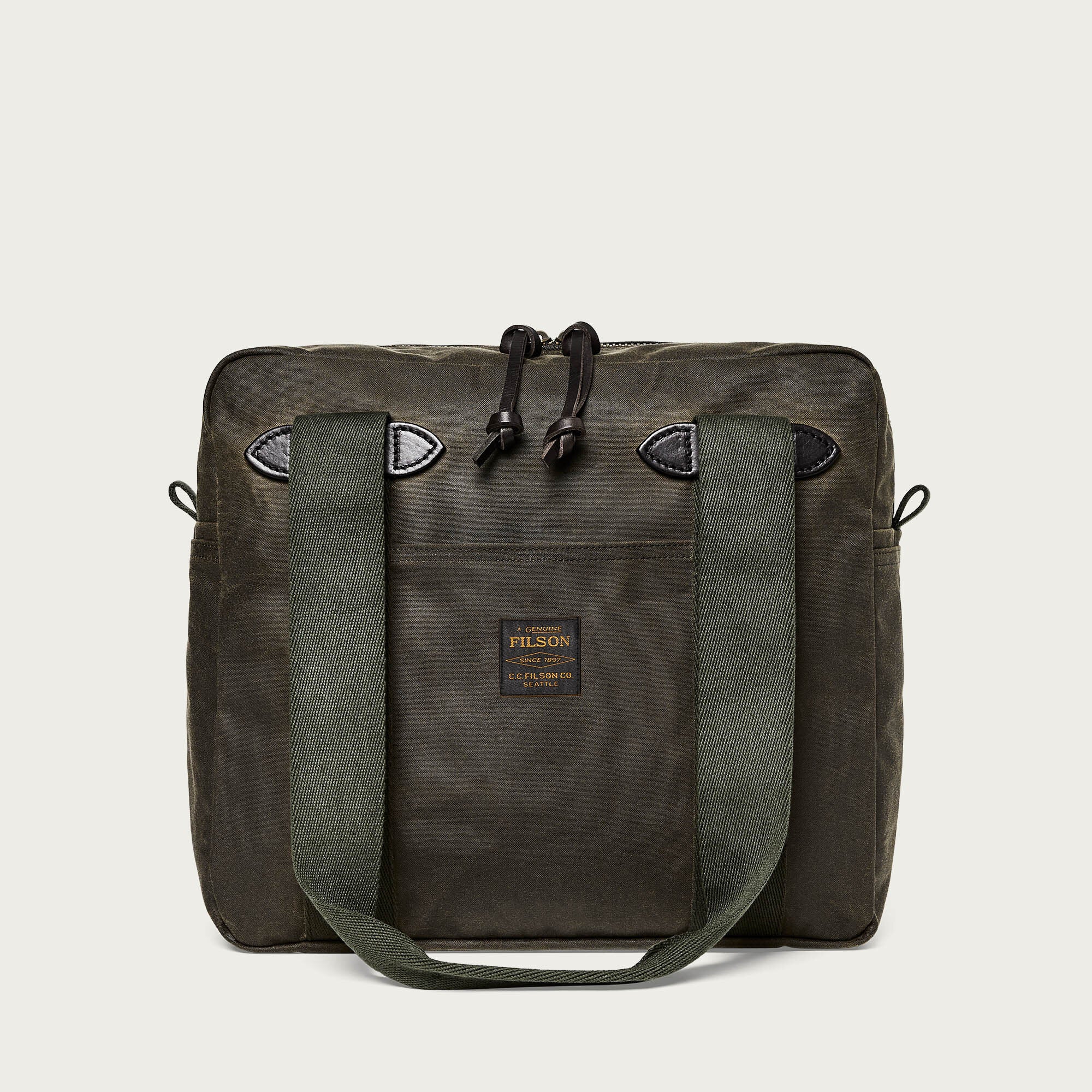 TIN CLOTH ZIPPER TOTE BAG