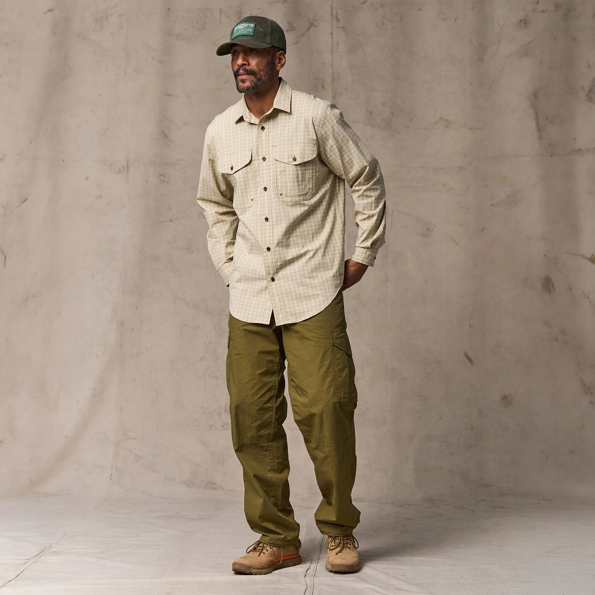 TROPICAL POPLIN CARGO PANTS - Image 12