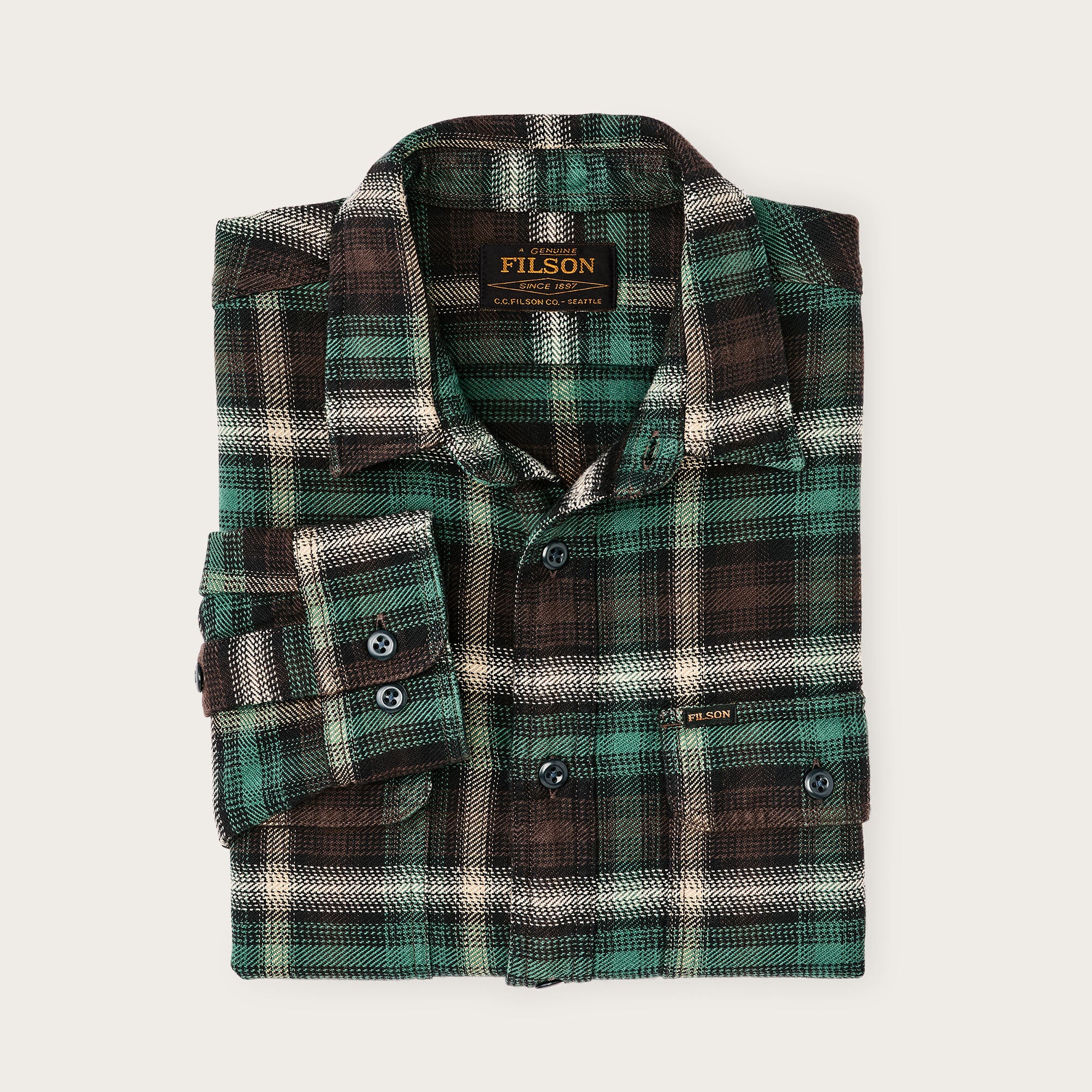 Vintage Flannel Work Shirt - Image 3