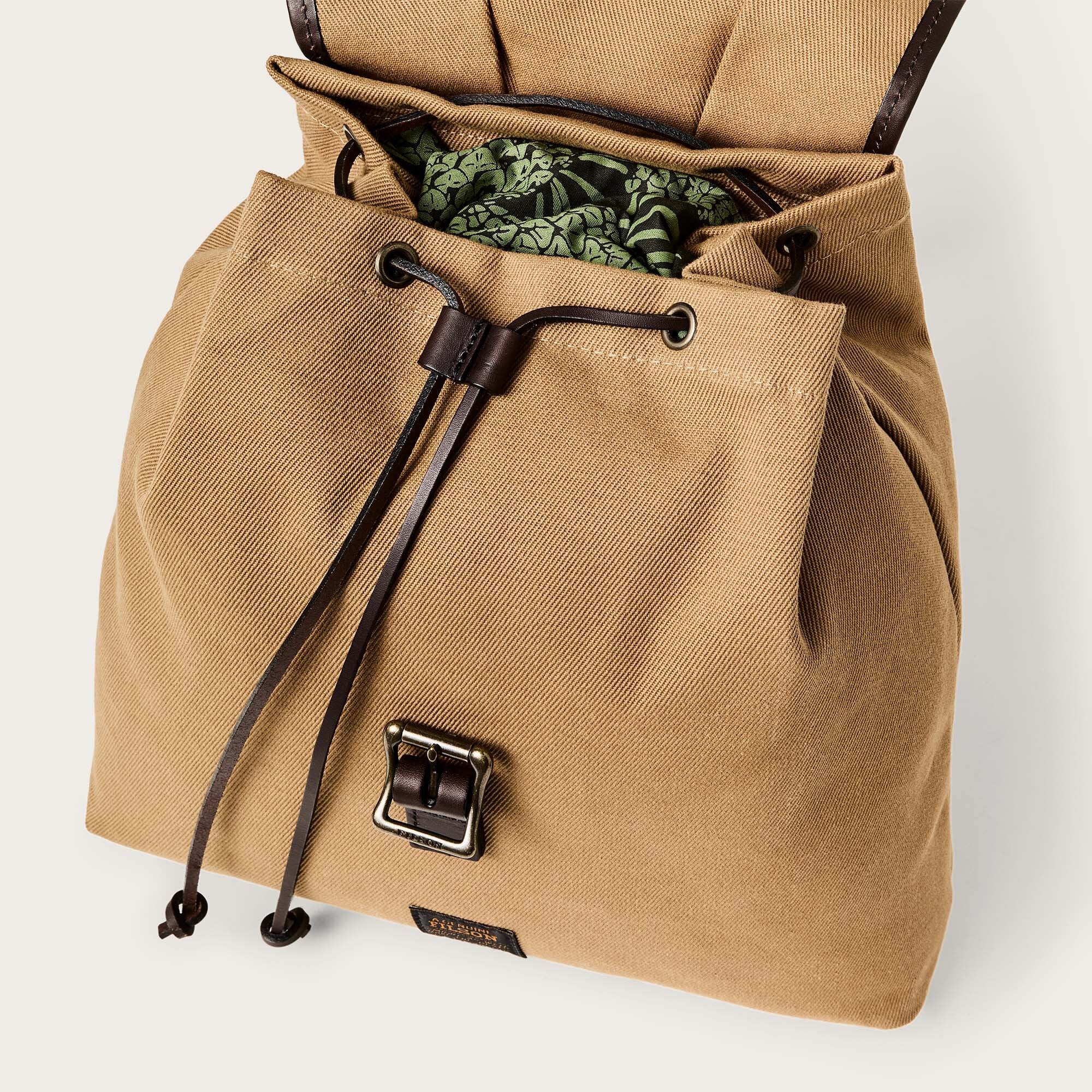 RUGGED TWILL DRAWSTRING BACKPACK - Image 6