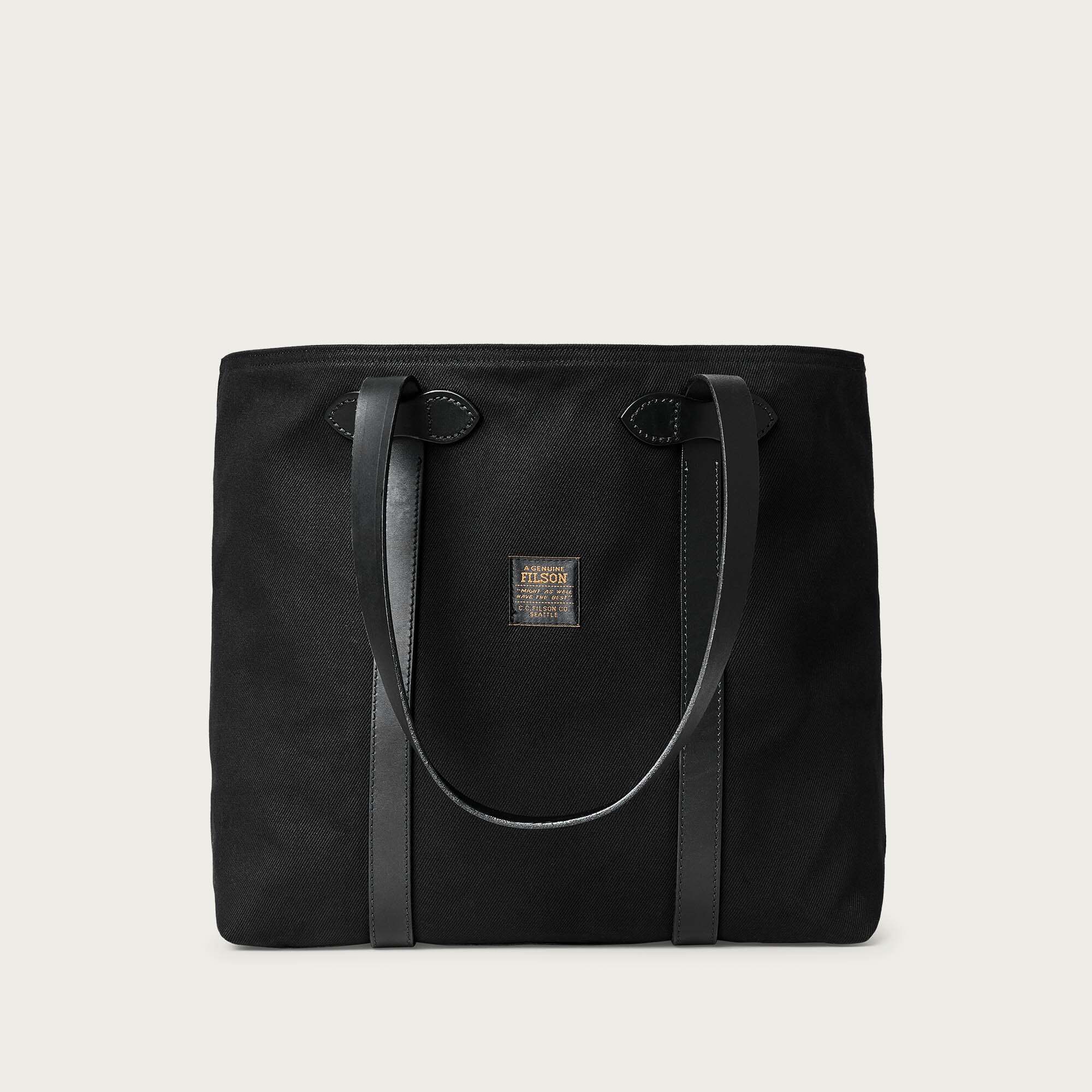 RUGGED TWILL LARGE OPEN TOTE BAG
