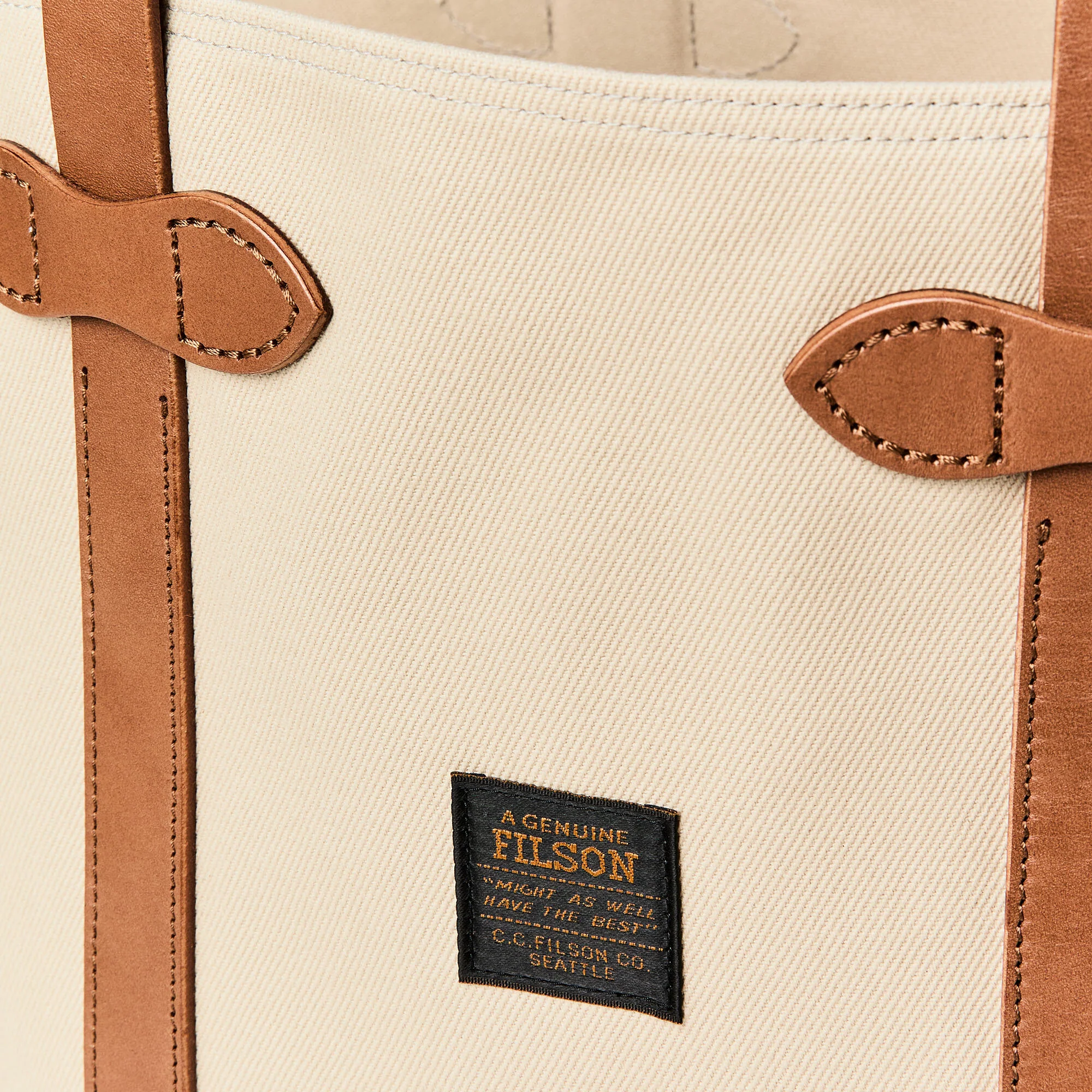 RUGGED TWILL LARGE OPEN TOTE BAG - Image 5