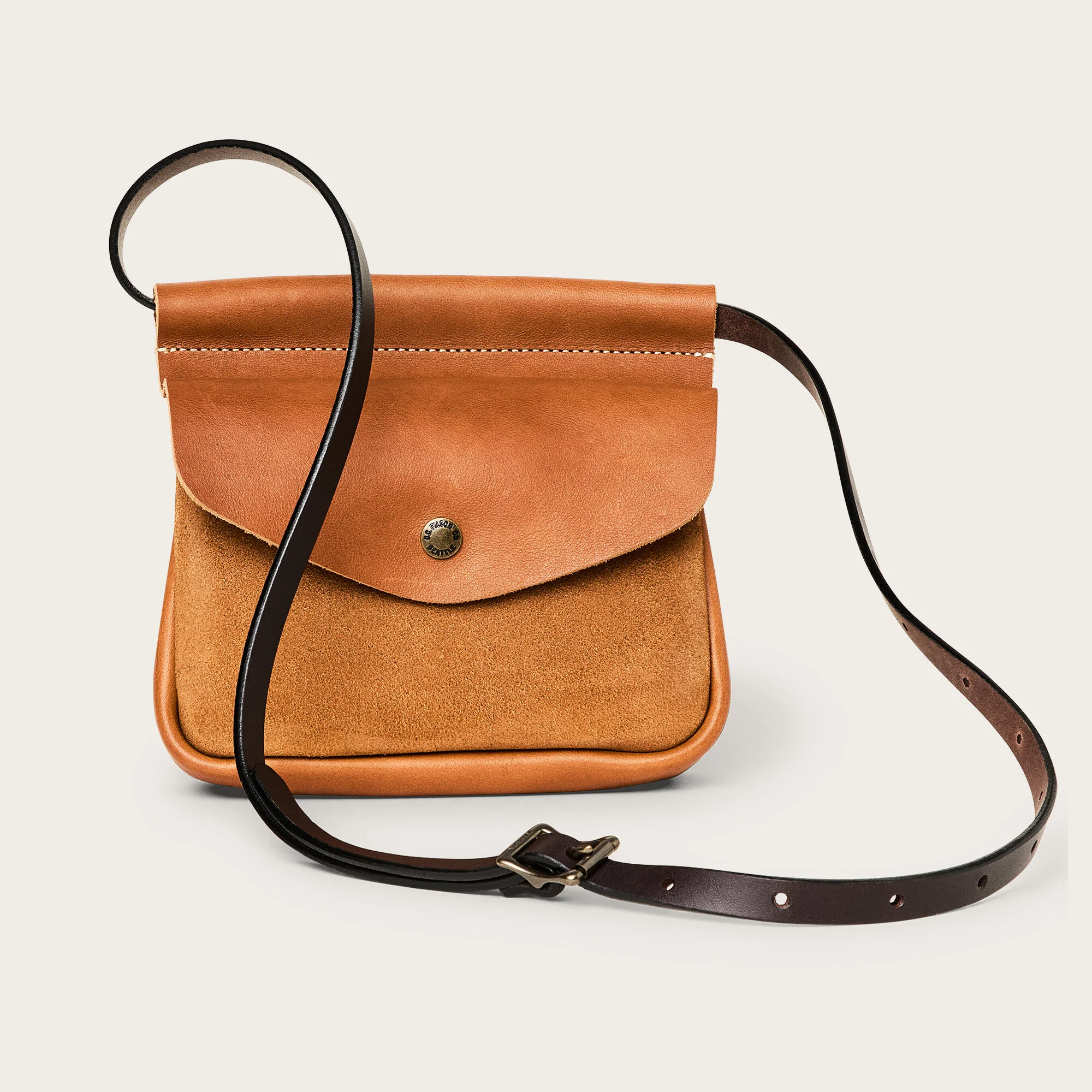 SUEDE CONVERTIBLE FIELD BAG