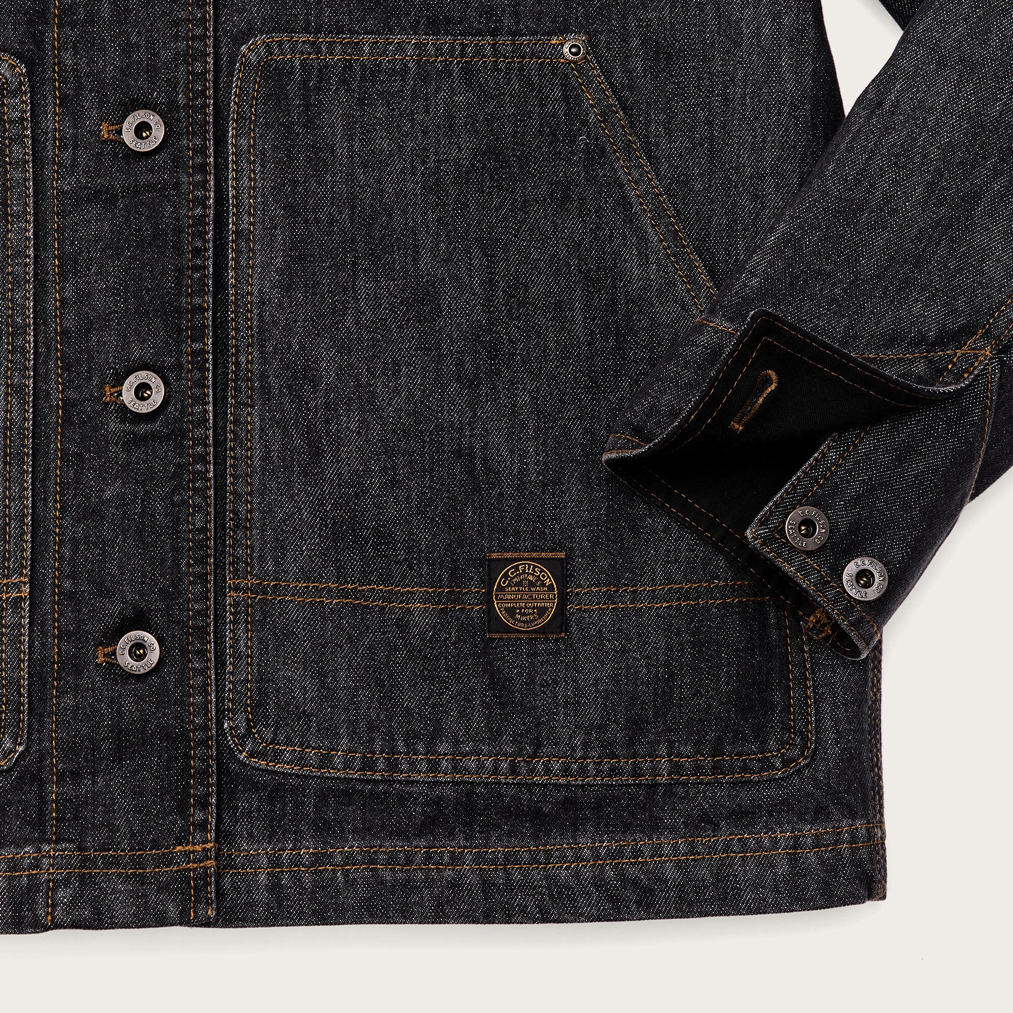 WOMEN’S DENIM BARN COAT - Image 4