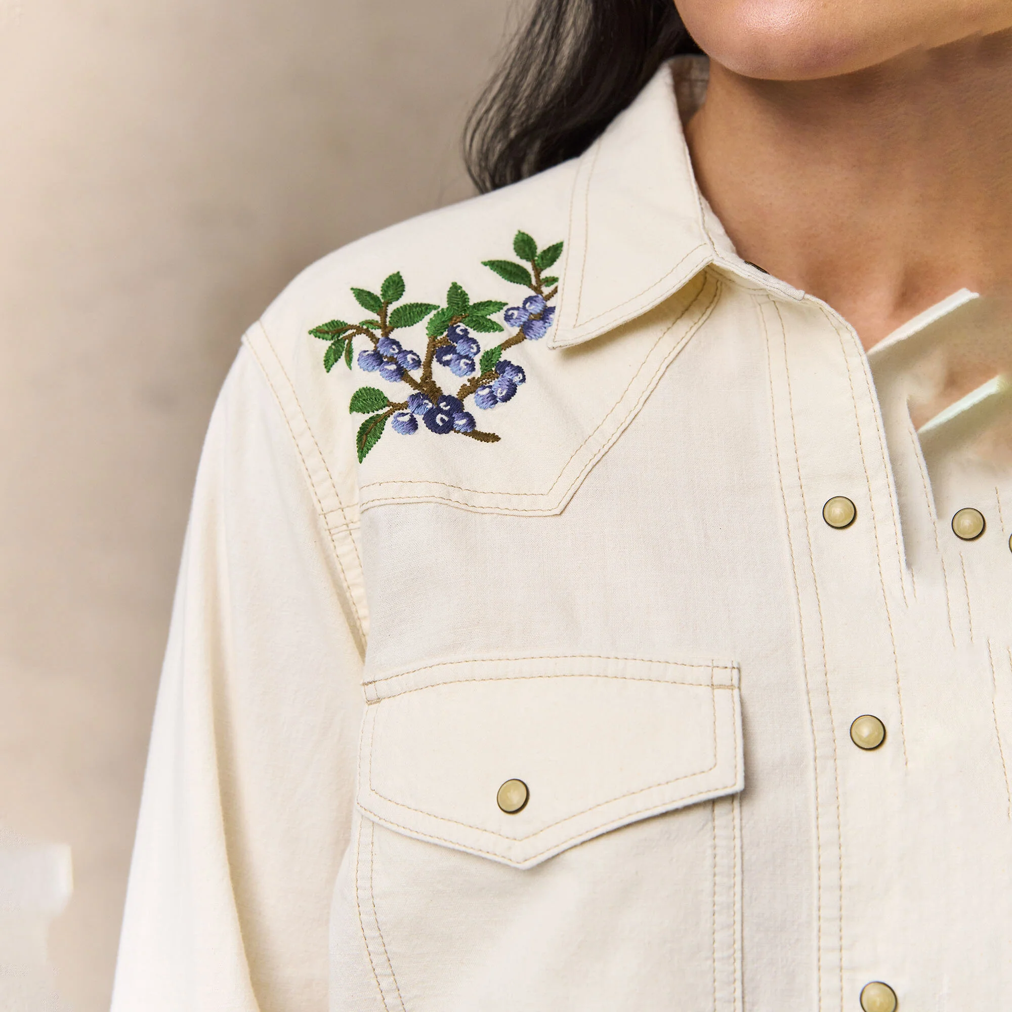 WOMEN'S EMBROIDERED WESTERN SHIRT - Image 14
