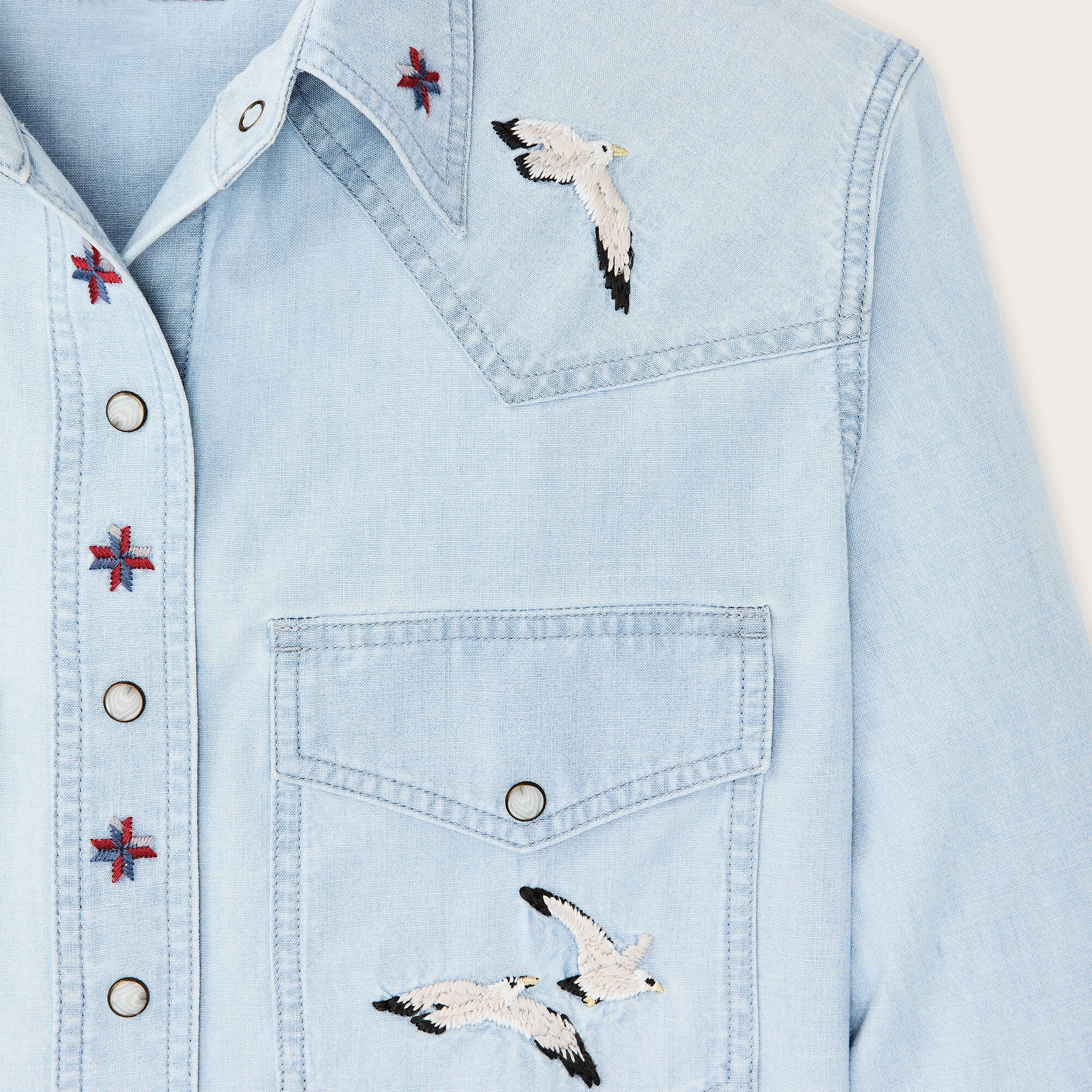 WOMEN'S EMBROIDERED WESTERN SHIRT - Image 4