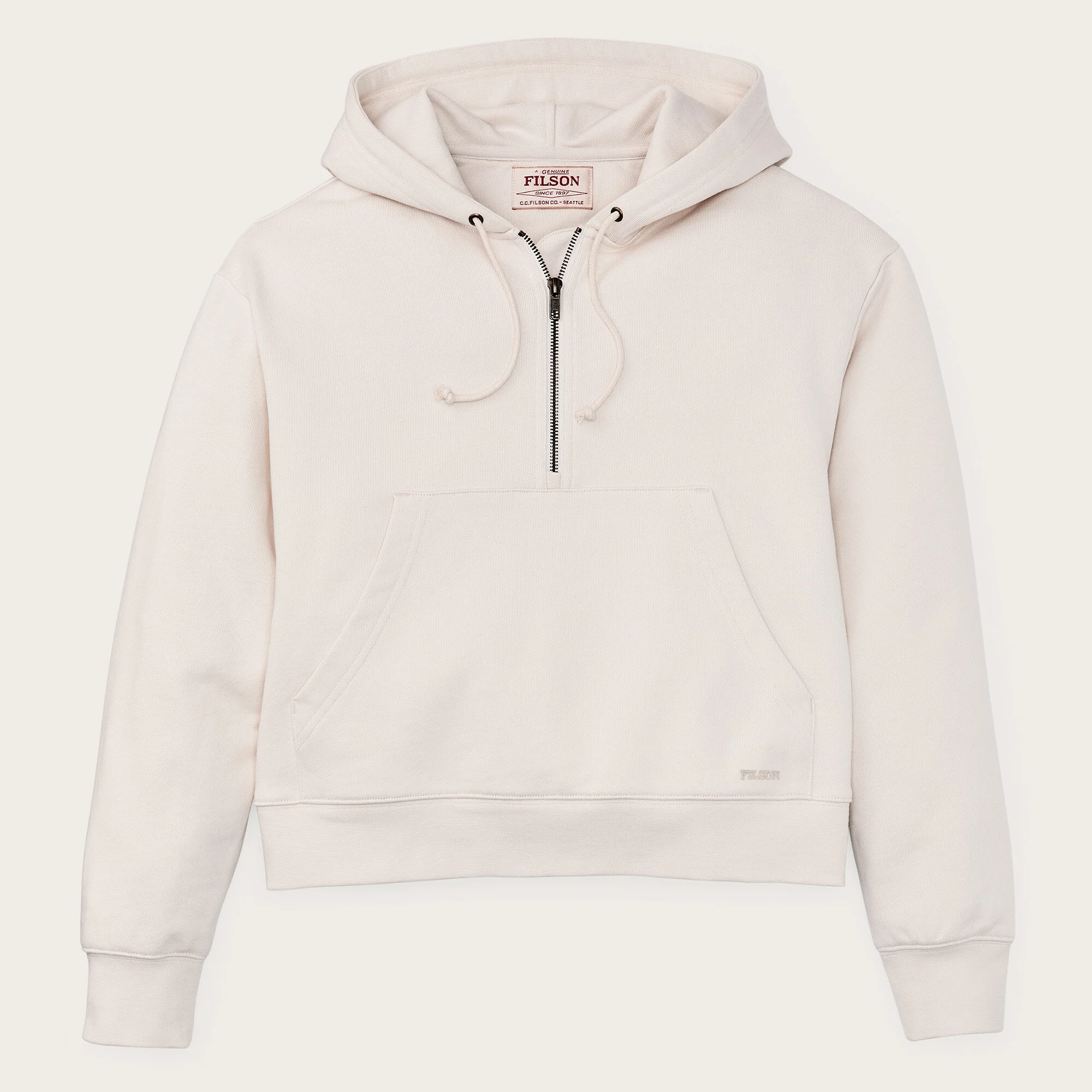 WOMEN'S FRENCH TERRY HALF-ZIP HOODIE