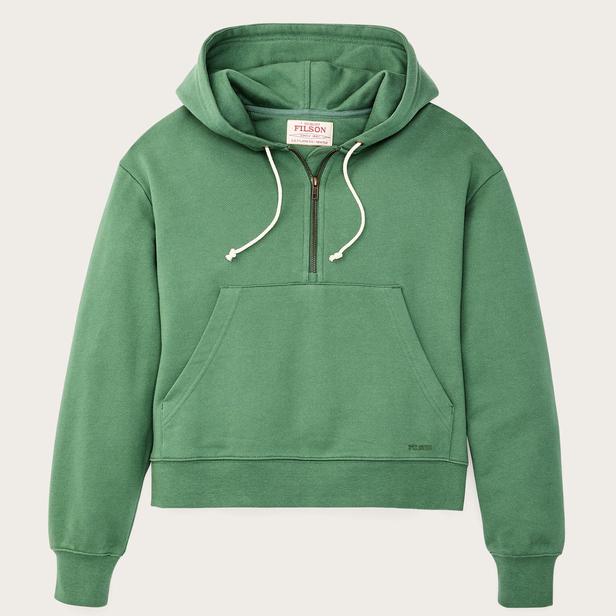 WOMEN'S FRENCH TERRY HALF-ZIP HOODIE