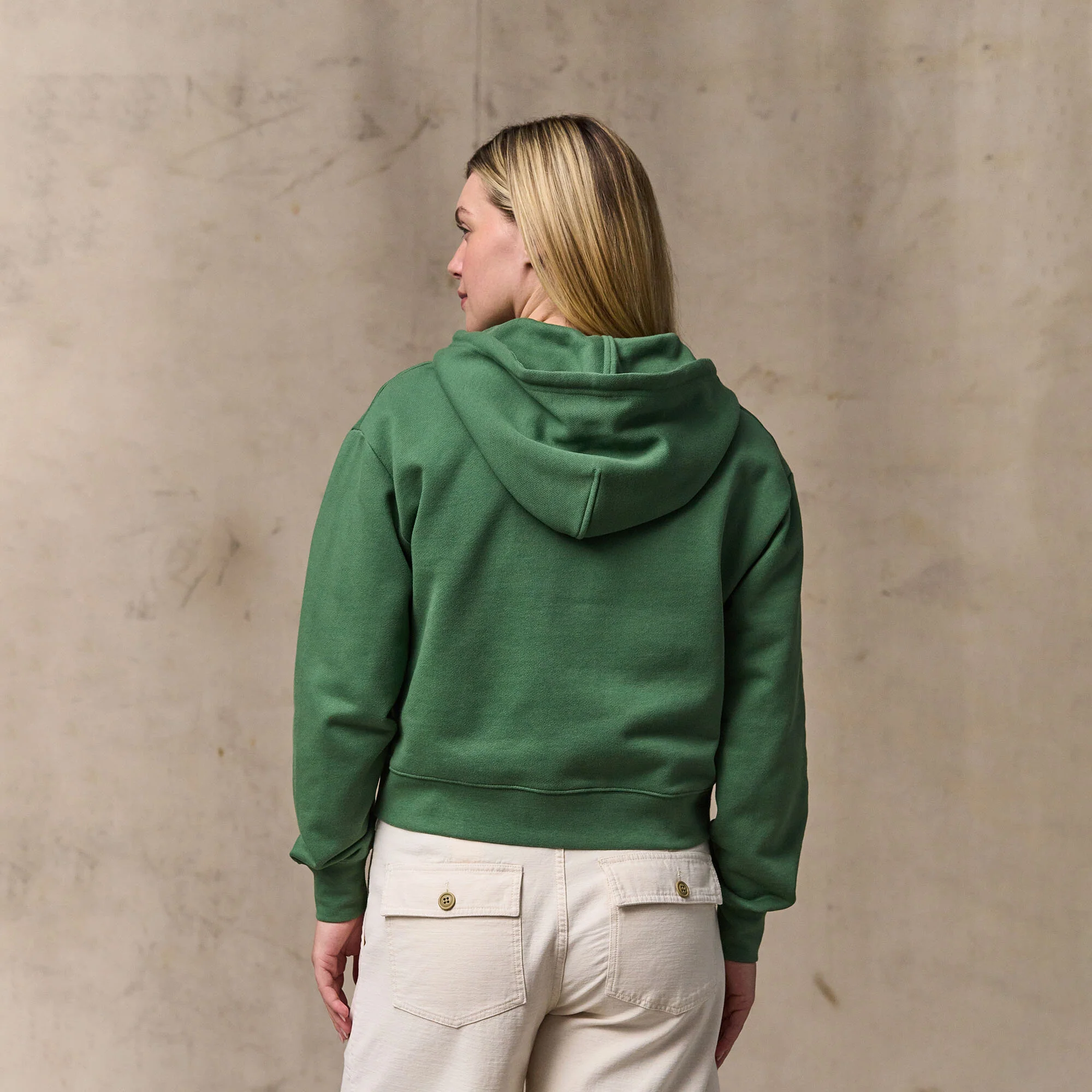 WOMEN'S FRENCH TERRY HALF-ZIP HOODIE - Image 8