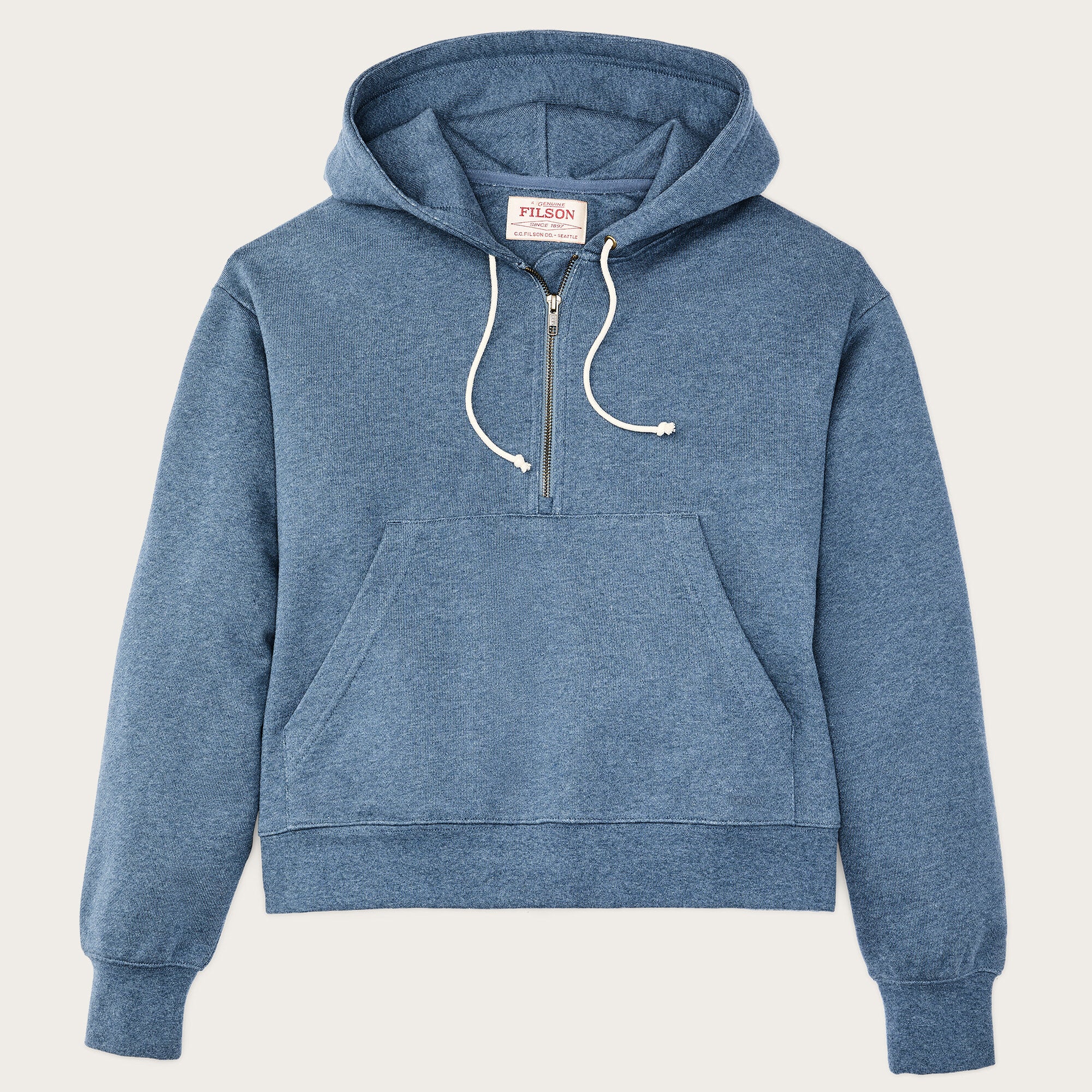 WOMEN'S FRENCH TERRY HALF-ZIP HOODIE