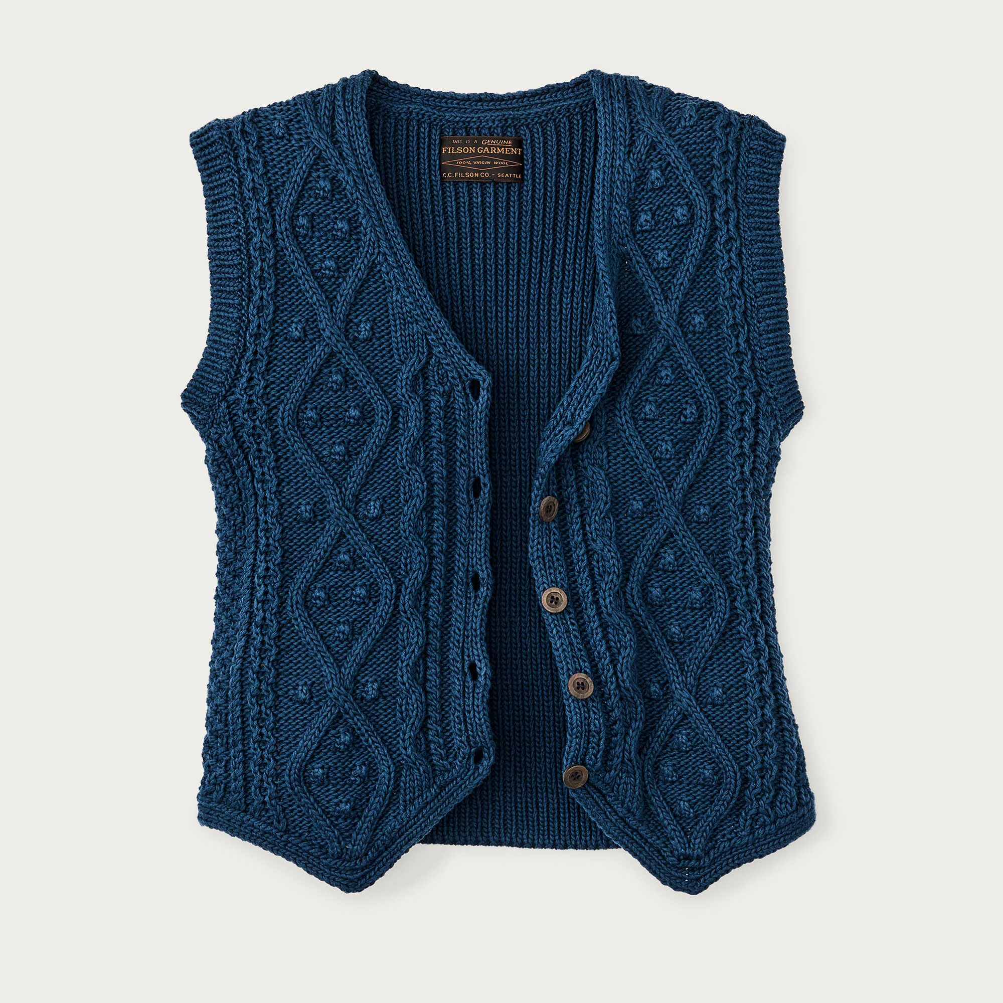 WOMEN'S JACQUARD COTTON VEST - Image 3