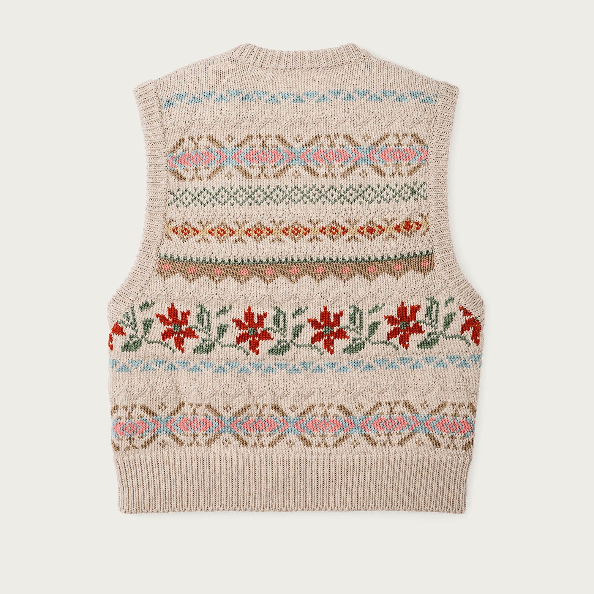 WOMEN'S JACQUARD COTTON VEST - Image 2