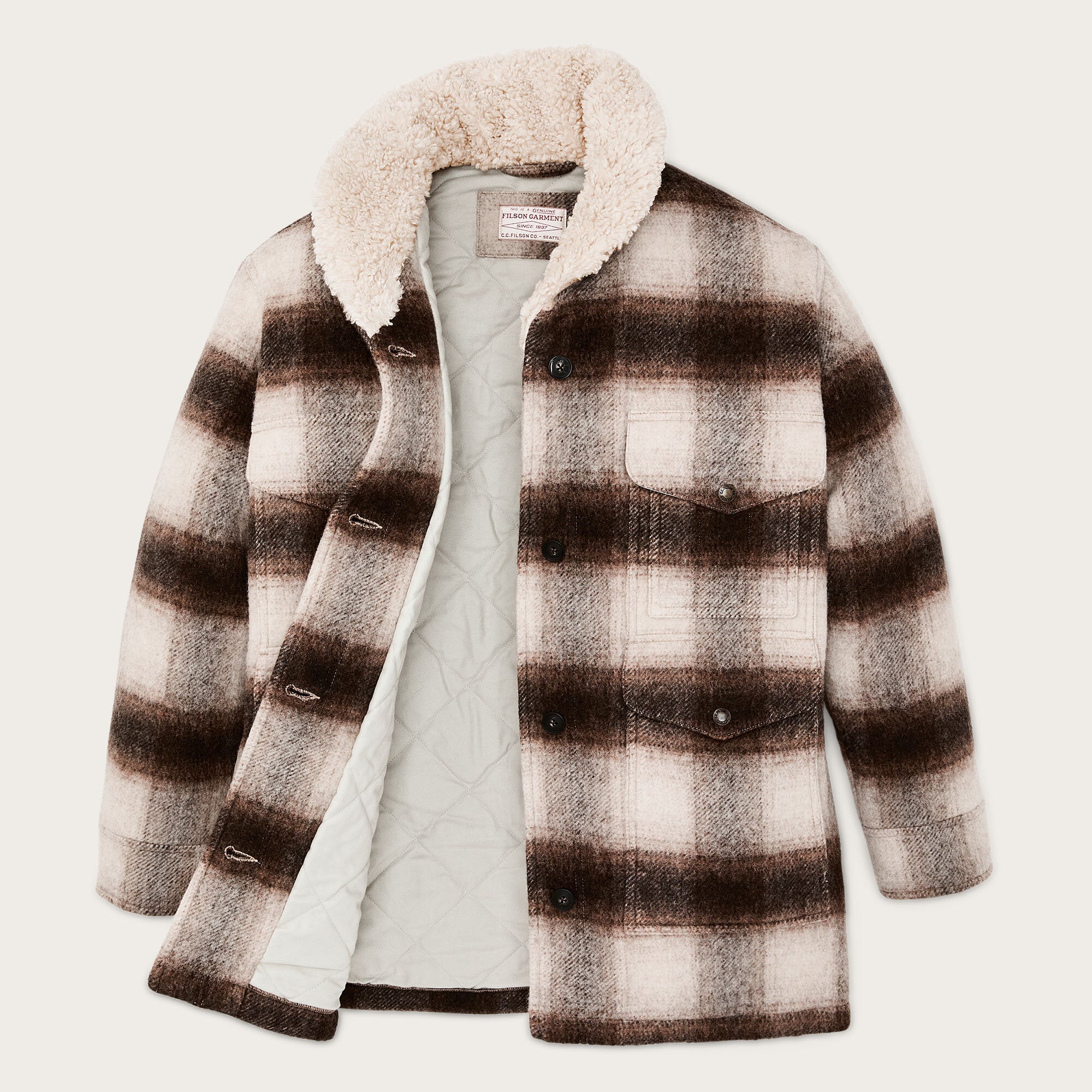 WOMEN’S KODIAK SHAWL COLLAR COAT - Image 3