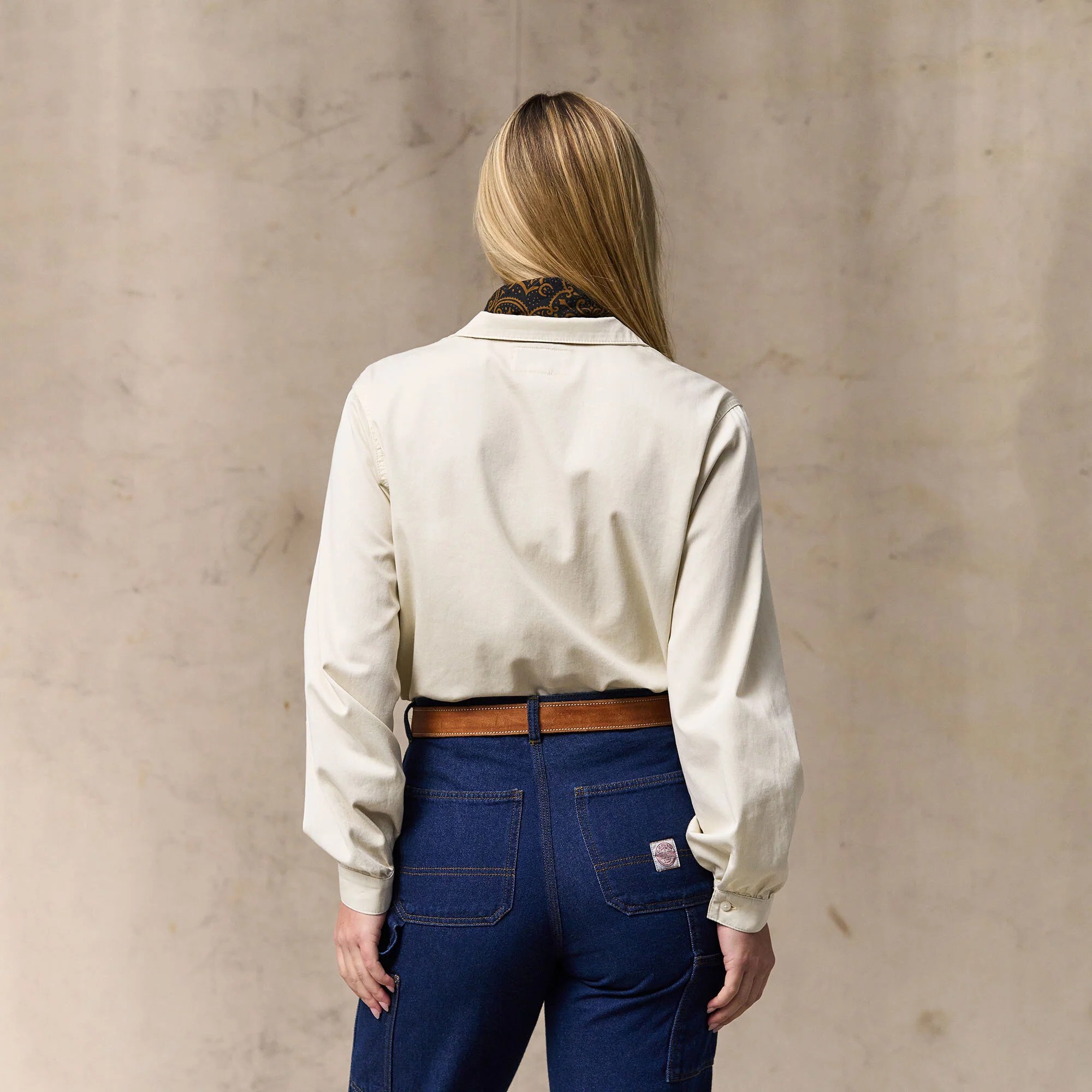 WOMEN'S LONG SLEEVE TWILL CAMP SHIRT - Image 9
