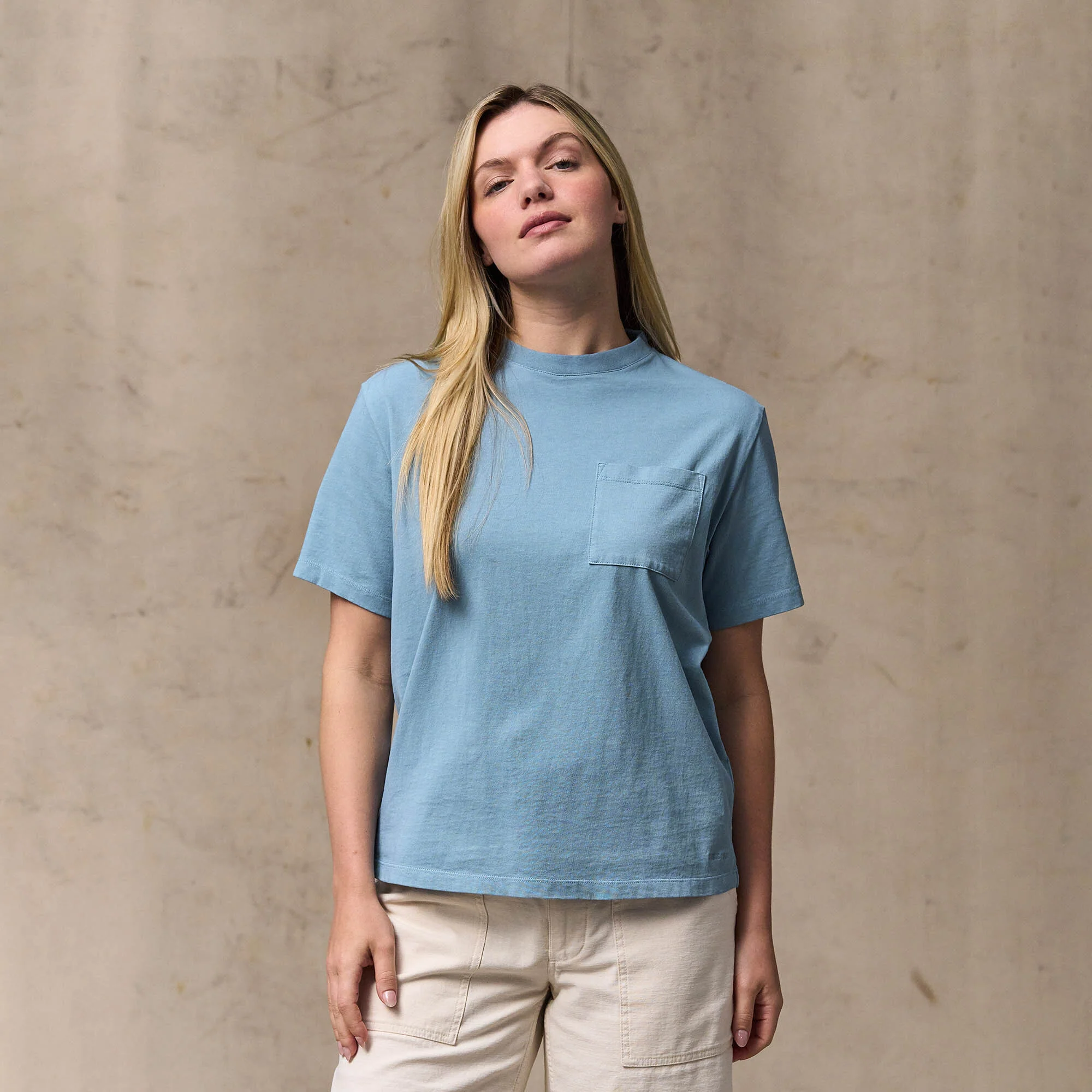 WOMEN'S SHORT SLEEVE POCKET TEE - Image 5