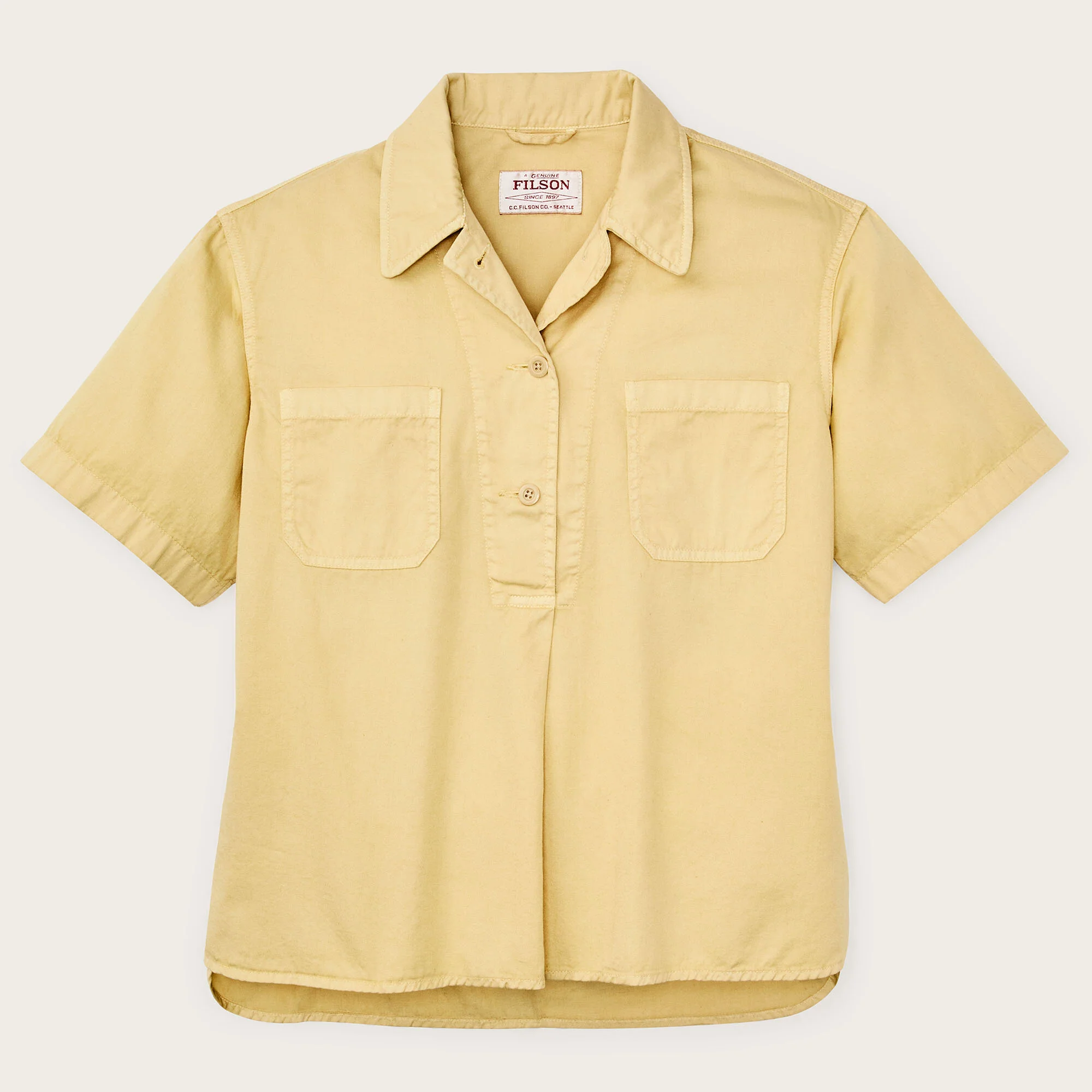 WOMEN'S TWILL POPOVER SHIRT