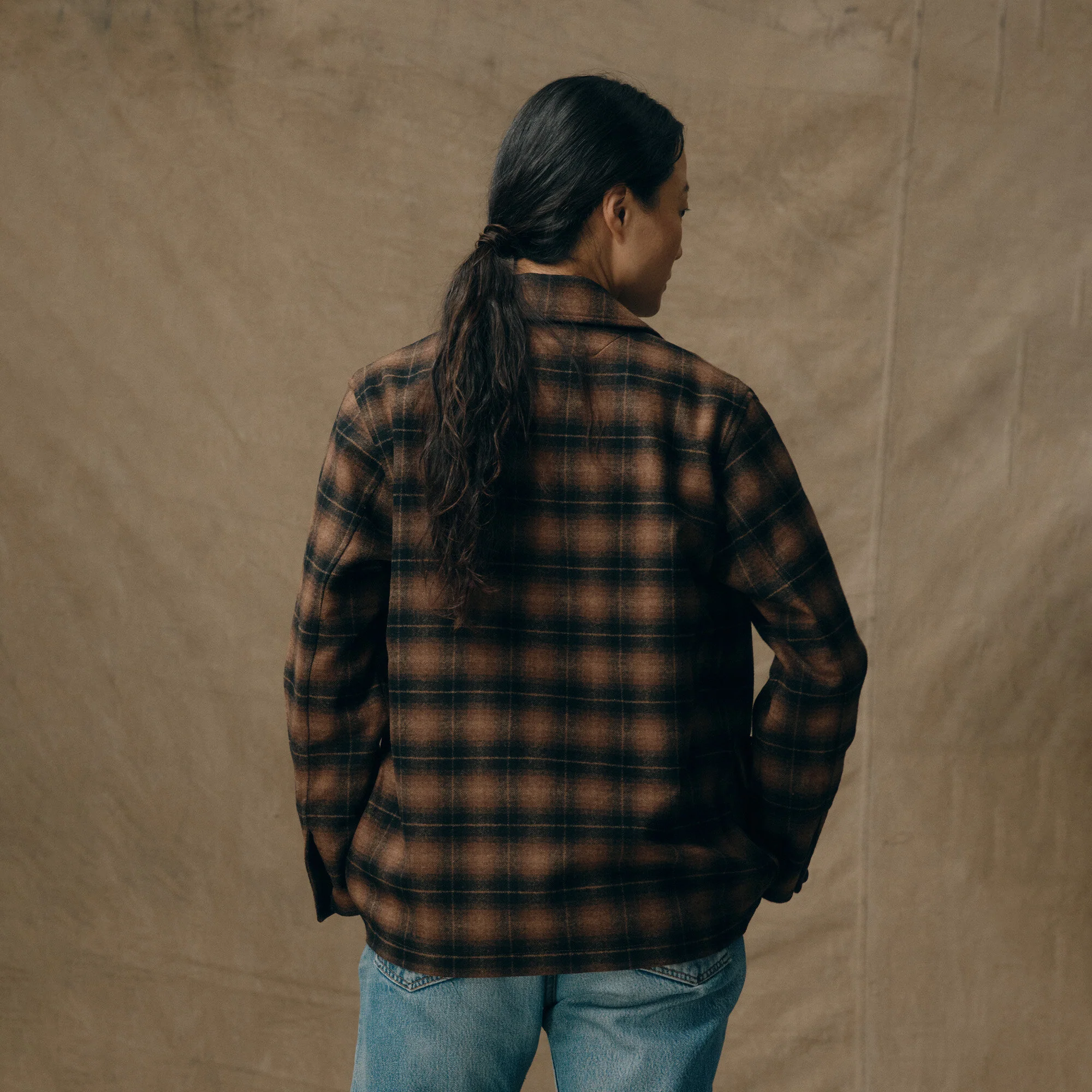 WOMEN’S UNCONSTRUCTED WOOL BLAZER - Image 7