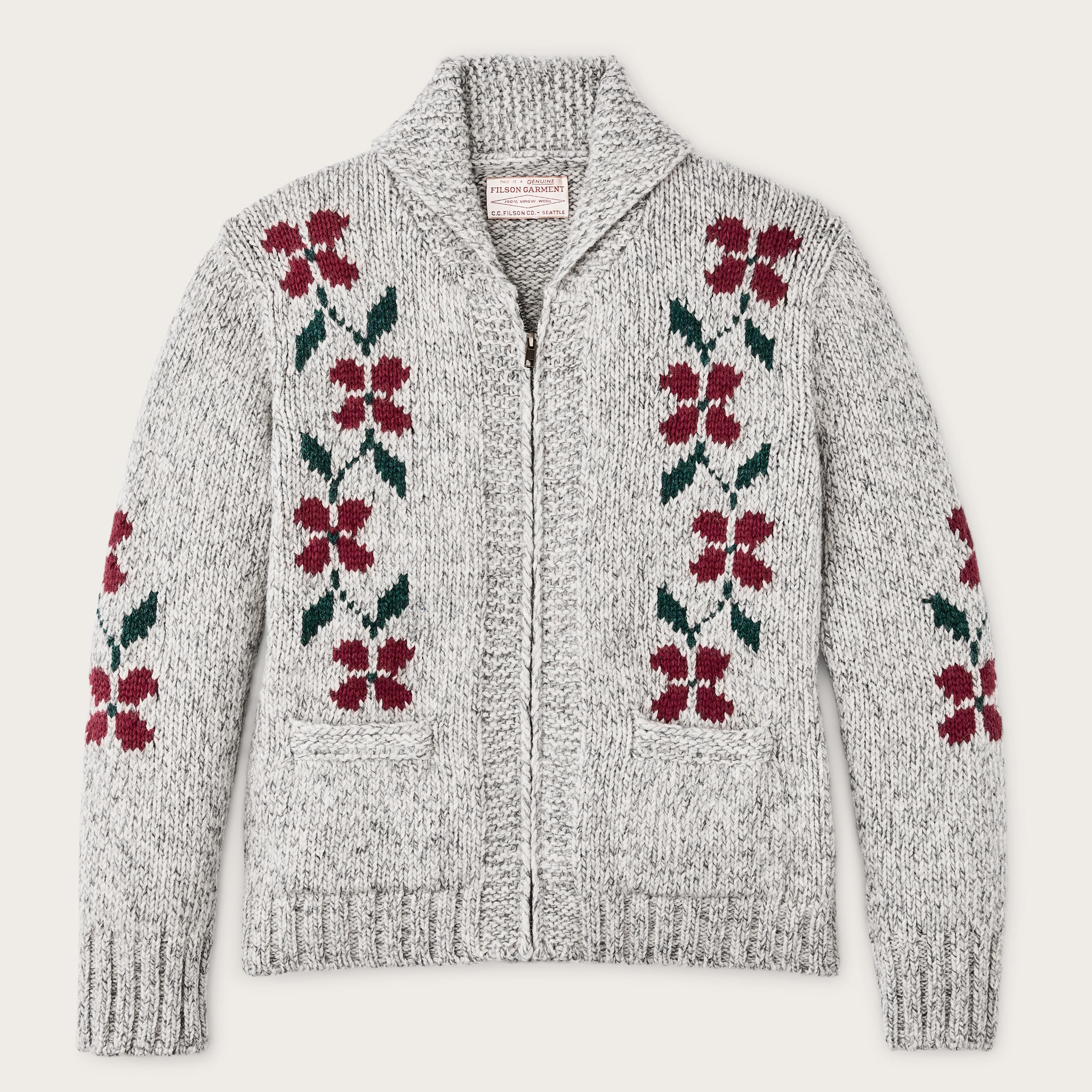 WOMEN’S ZIPPERED WOOL SWEATER
